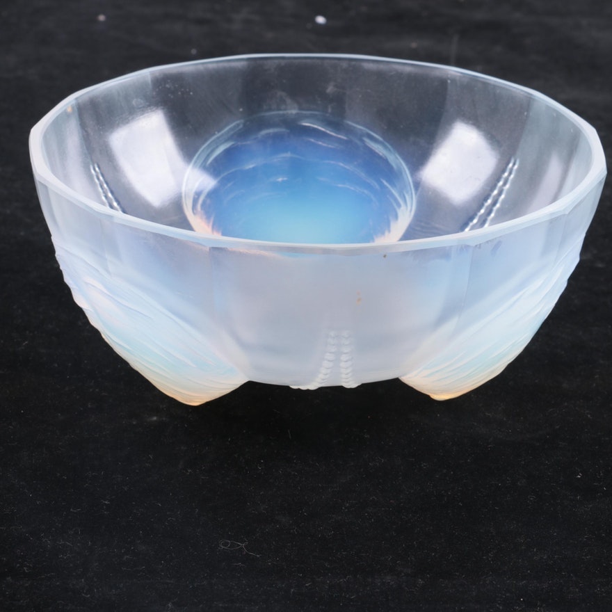 "Sea Shell and Star" Sabino Art Glass Bowl