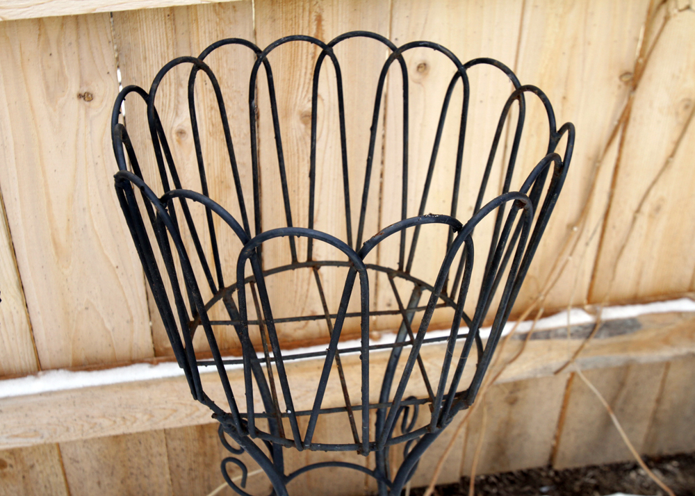 Ornate Metal Outdoor Plant Stands