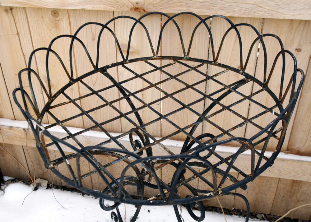 Ornate Metal Outdoor Plant Stands