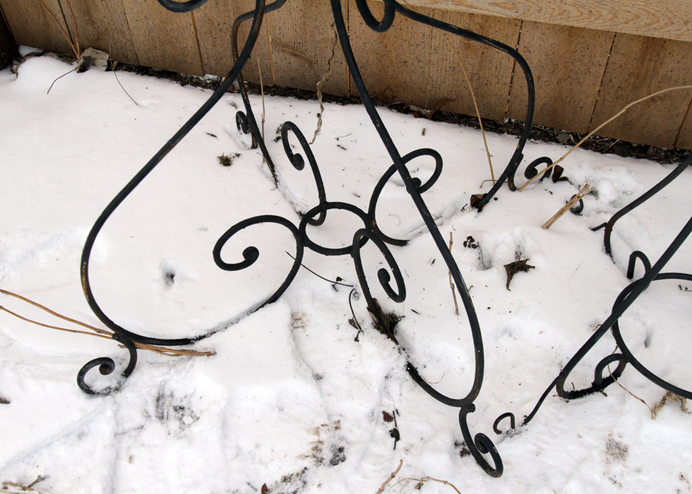 Ornate Metal Outdoor Plant Stands