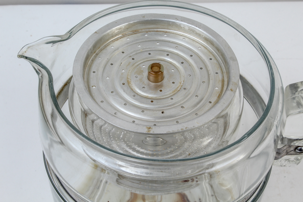 Pyrex "Flameware" Percolator Coffee Pot