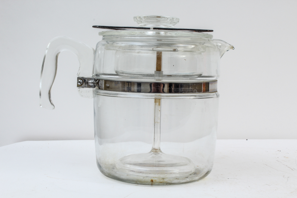 Pyrex "Flameware" Percolator Coffee Pot