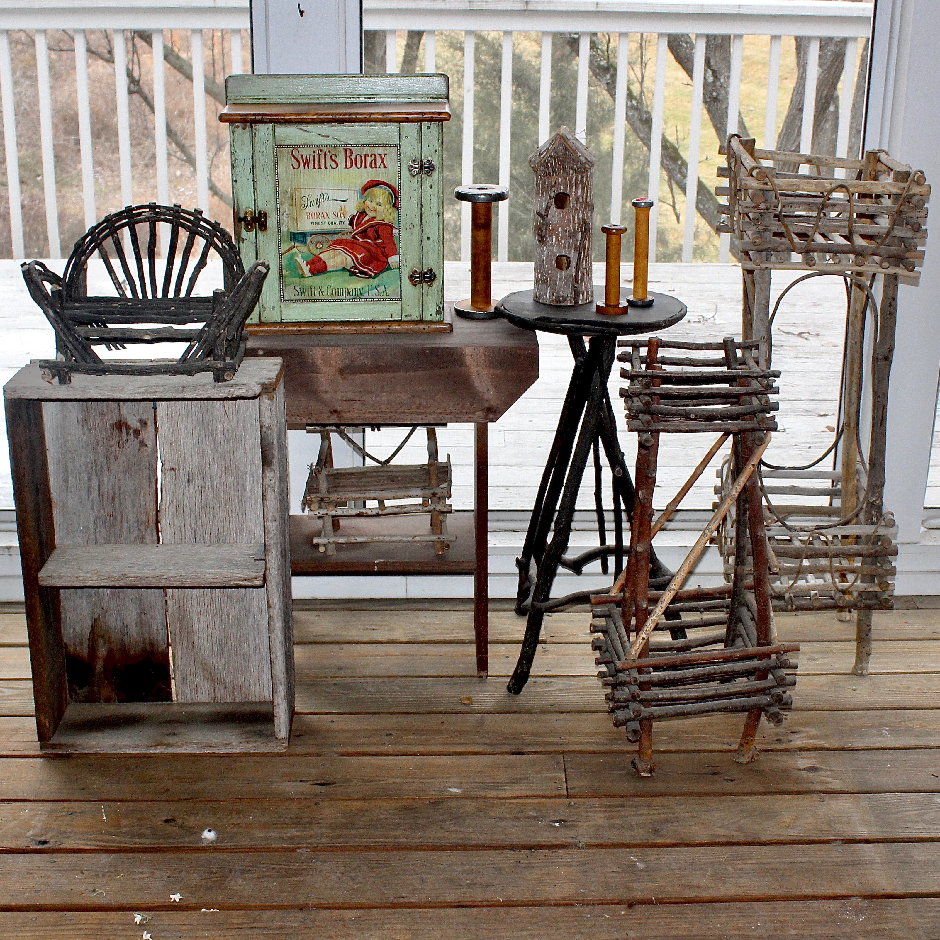 Vintage Wooden Outdoor Decor
