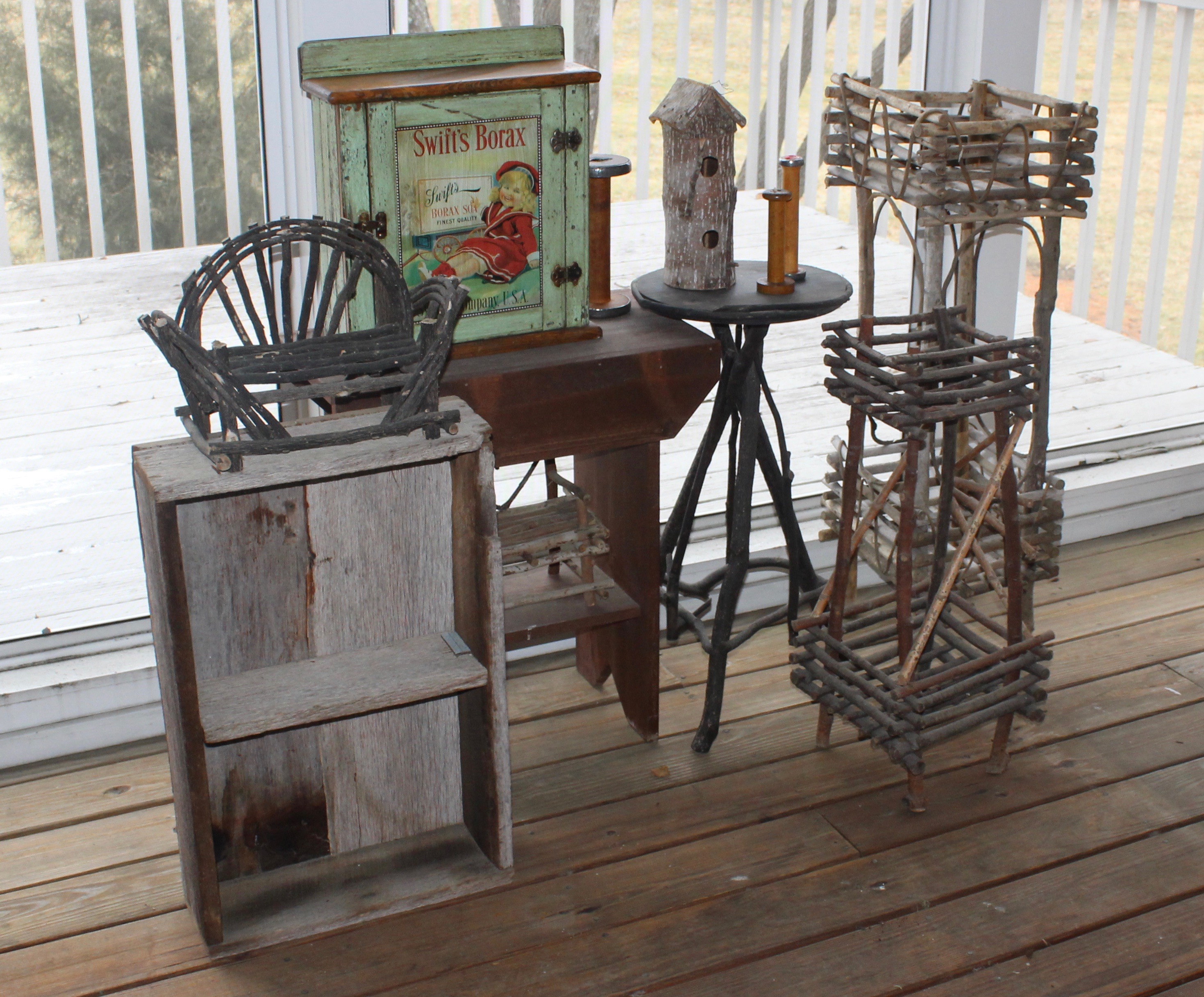 Vintage Wooden Outdoor Decor