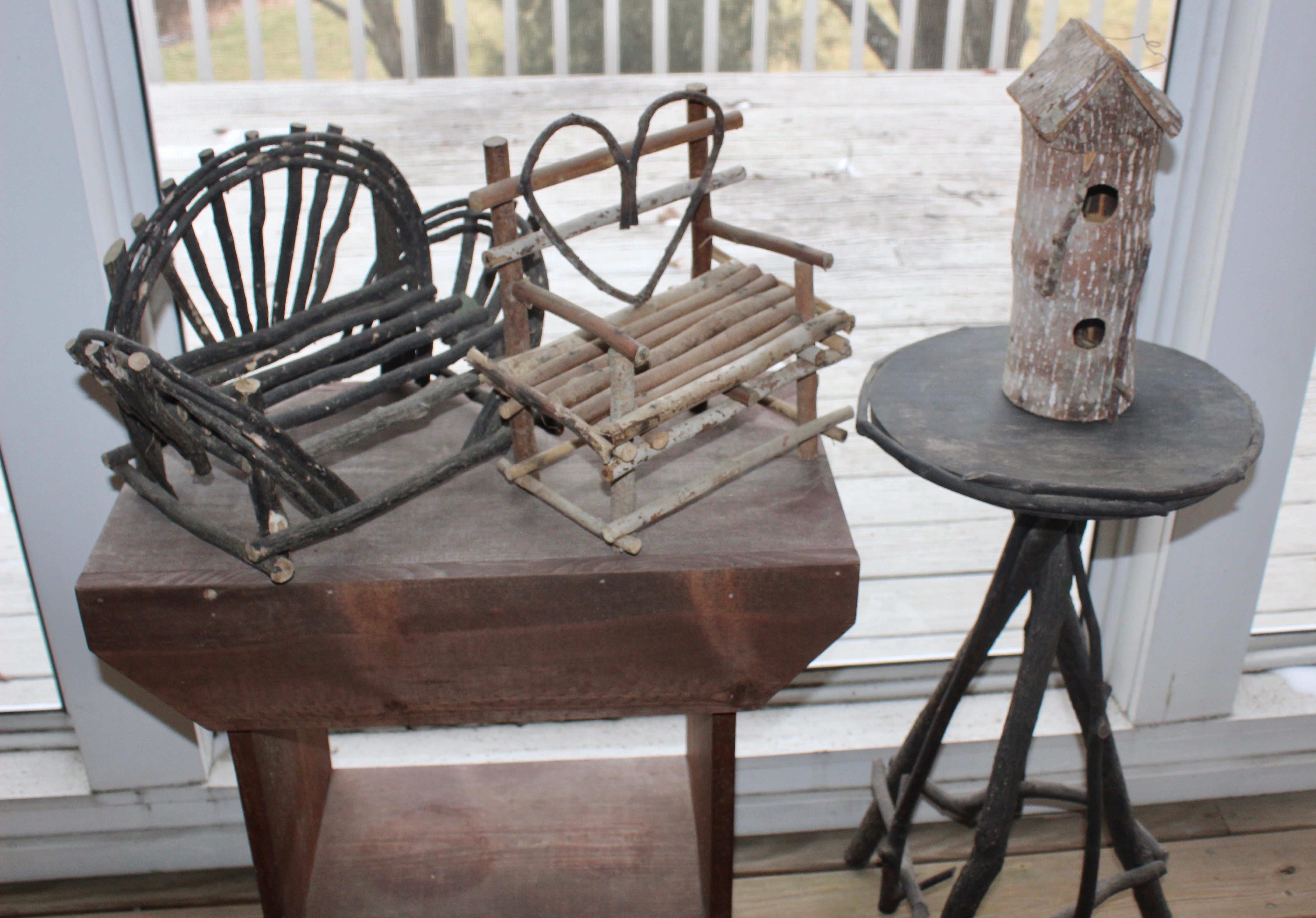 Vintage Wooden Outdoor Decor