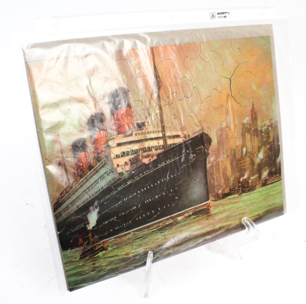 Vintage Puzzles Including Davy Crockett and Chevrolet Promotional Piece