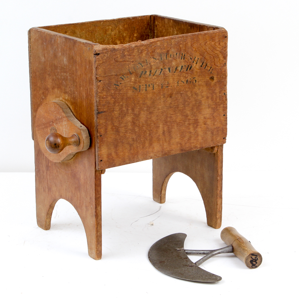 Antique Flour Sifter and Pastry Cutter