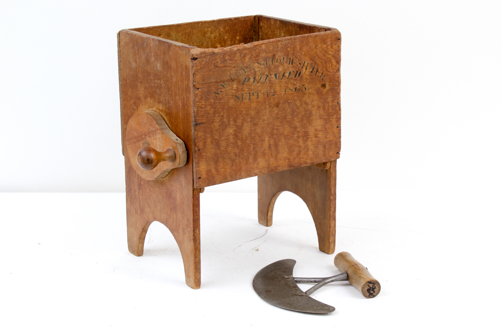 Antique Flour Sifter and Pastry Cutter