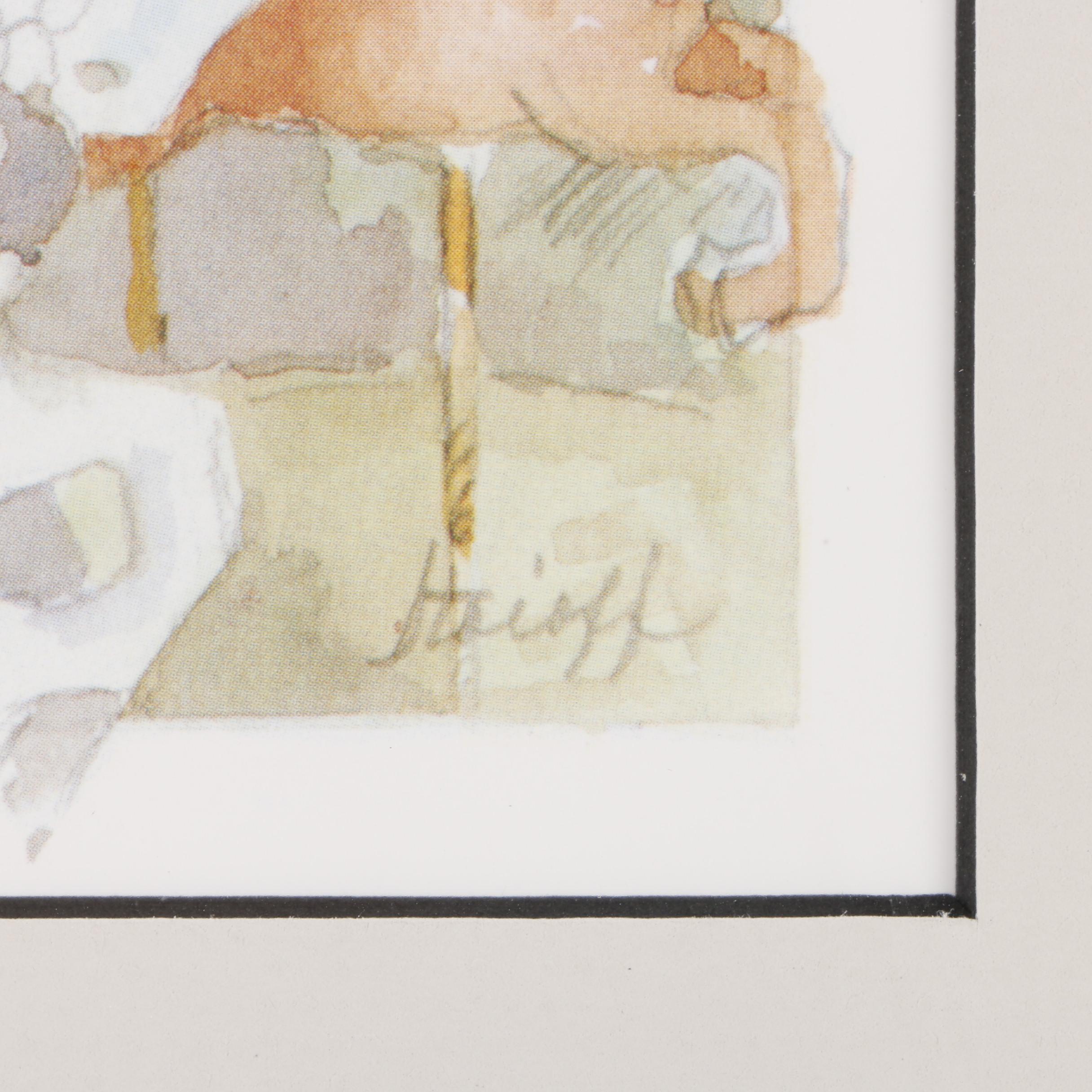 Offset Lithographs After Colleen Stoioff Paintings of Carousel Horses