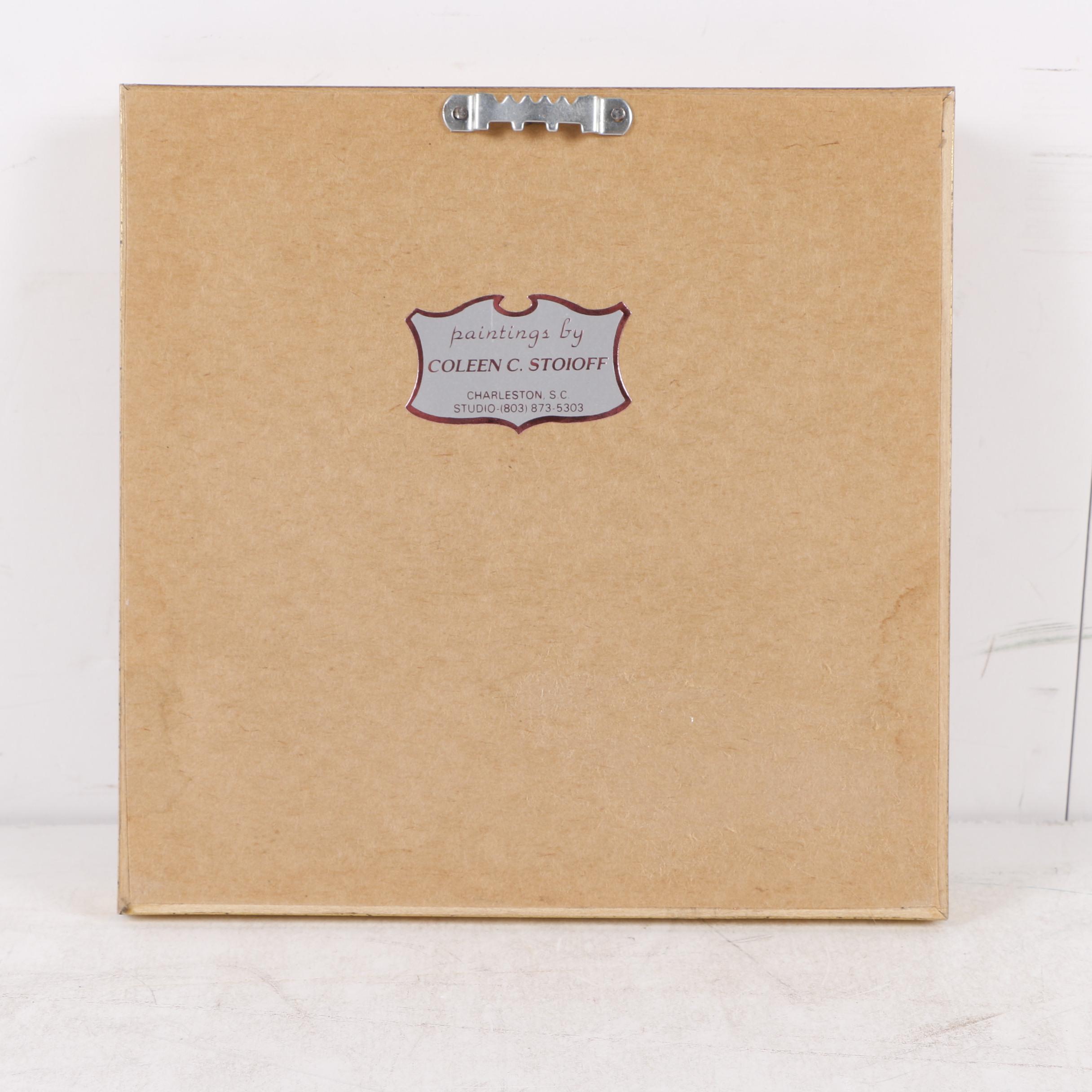 Offset Lithographs After Colleen Stoioff Paintings of Carousel Horses