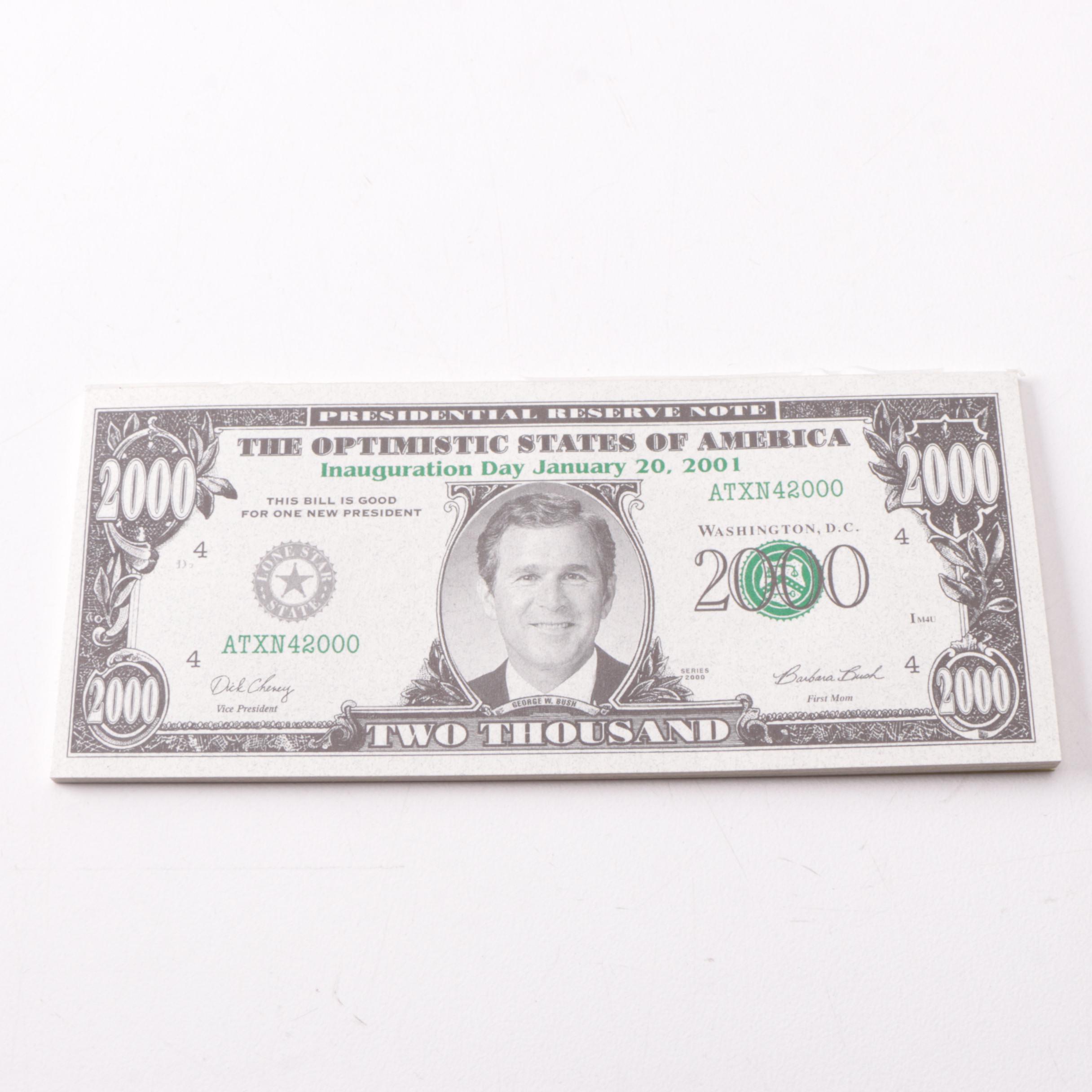 Novelty George W. Bush Political Memorabilia