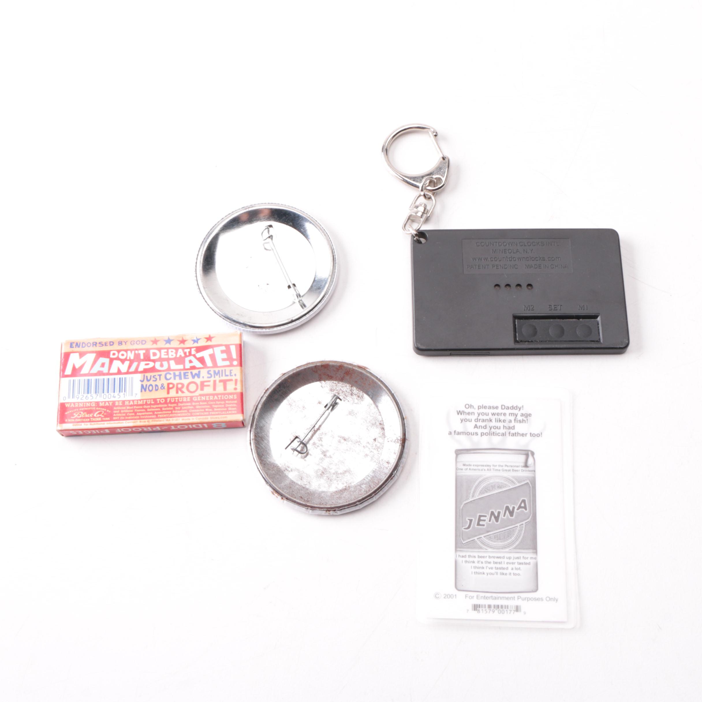 Novelty George W. Bush Political Memorabilia