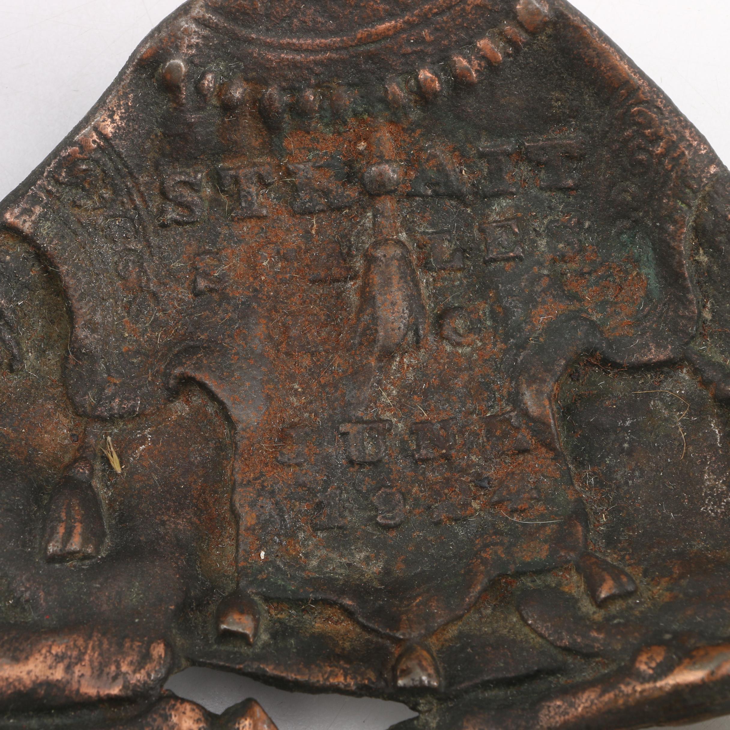 Collection of Circa 1940s Silver Plate and Brass Office Décor