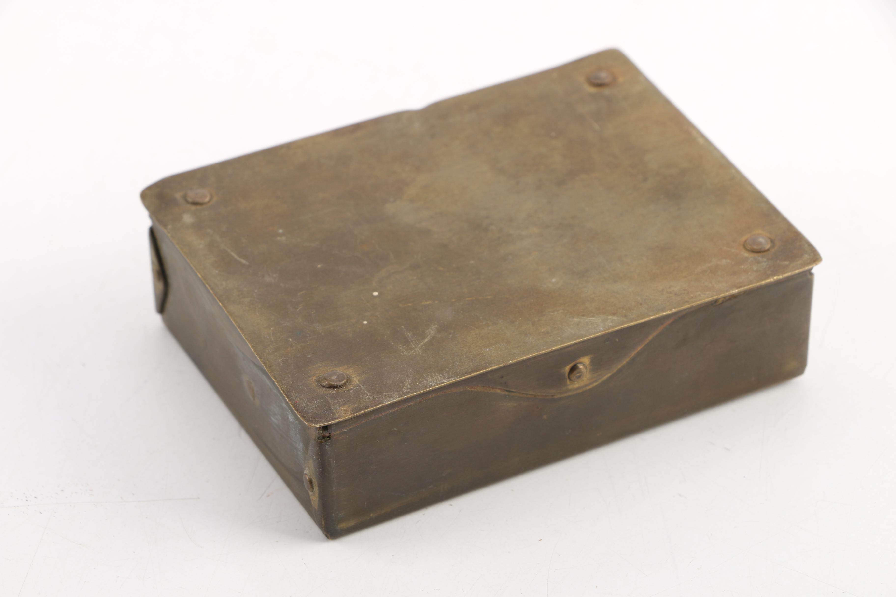 Collection of Circa 1940s Silver Plate and Brass Office Décor