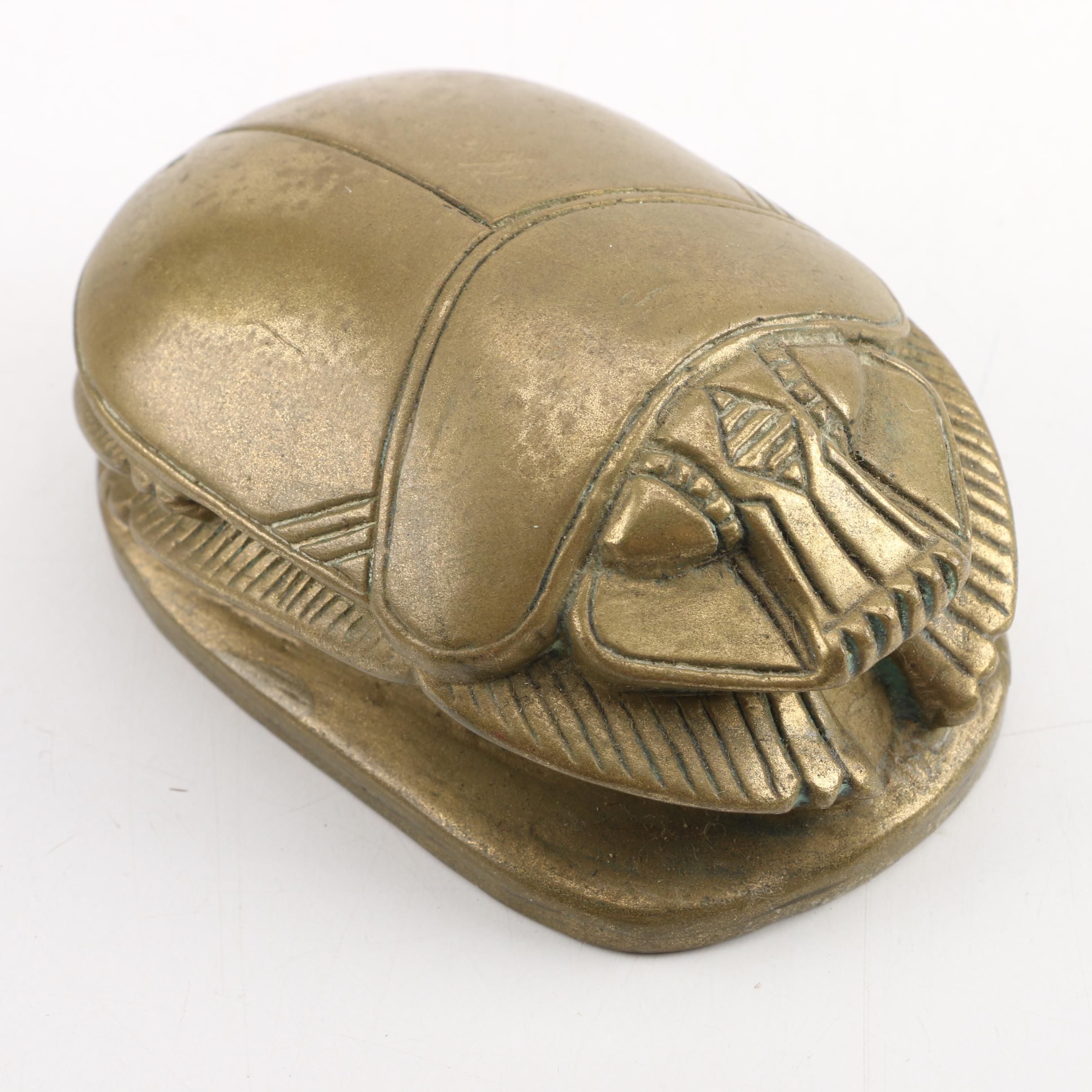 Collection of Circa 1940s Silver Plate and Brass Office Décor