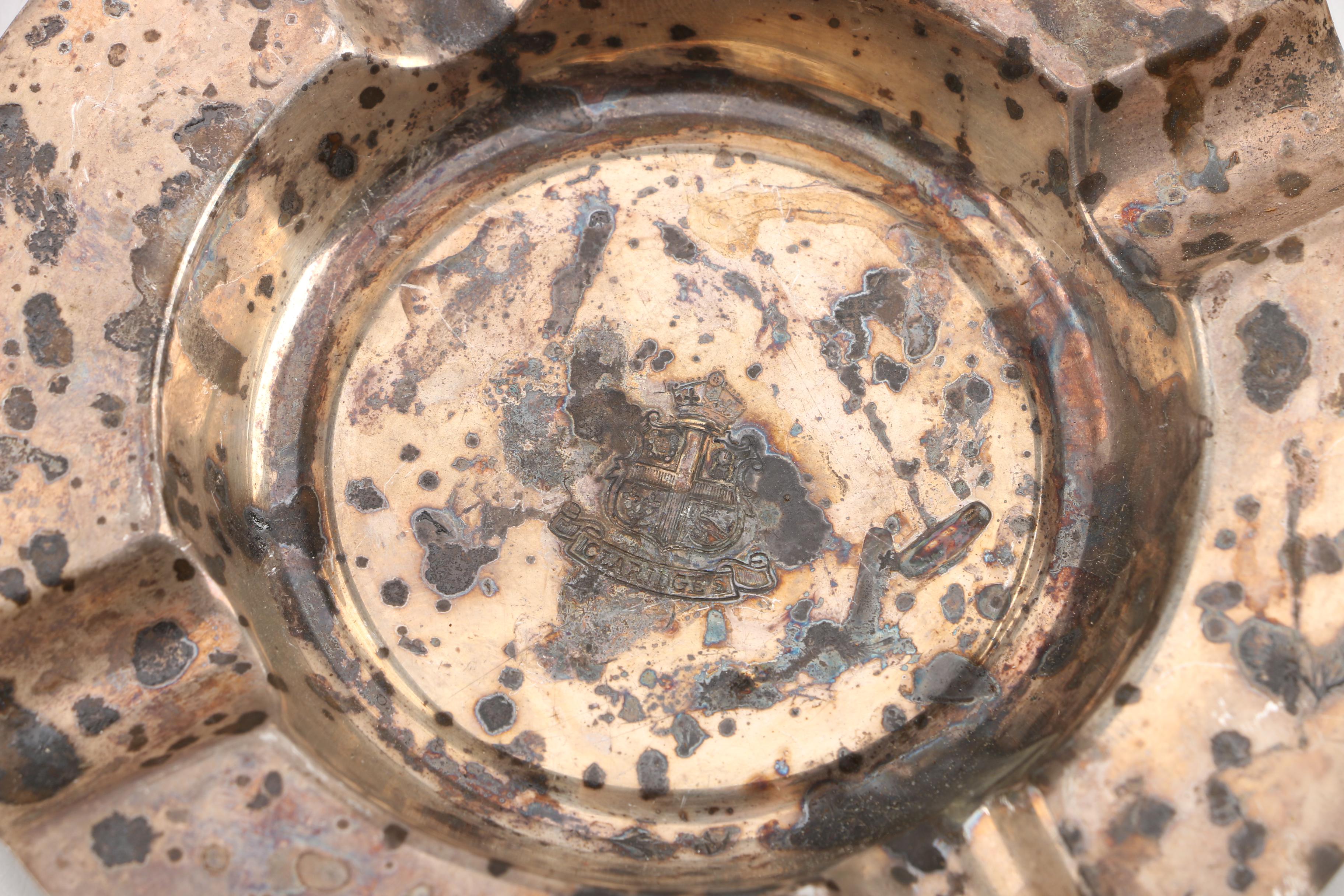 Collection of Circa 1940s Silver Plate and Brass Office Décor