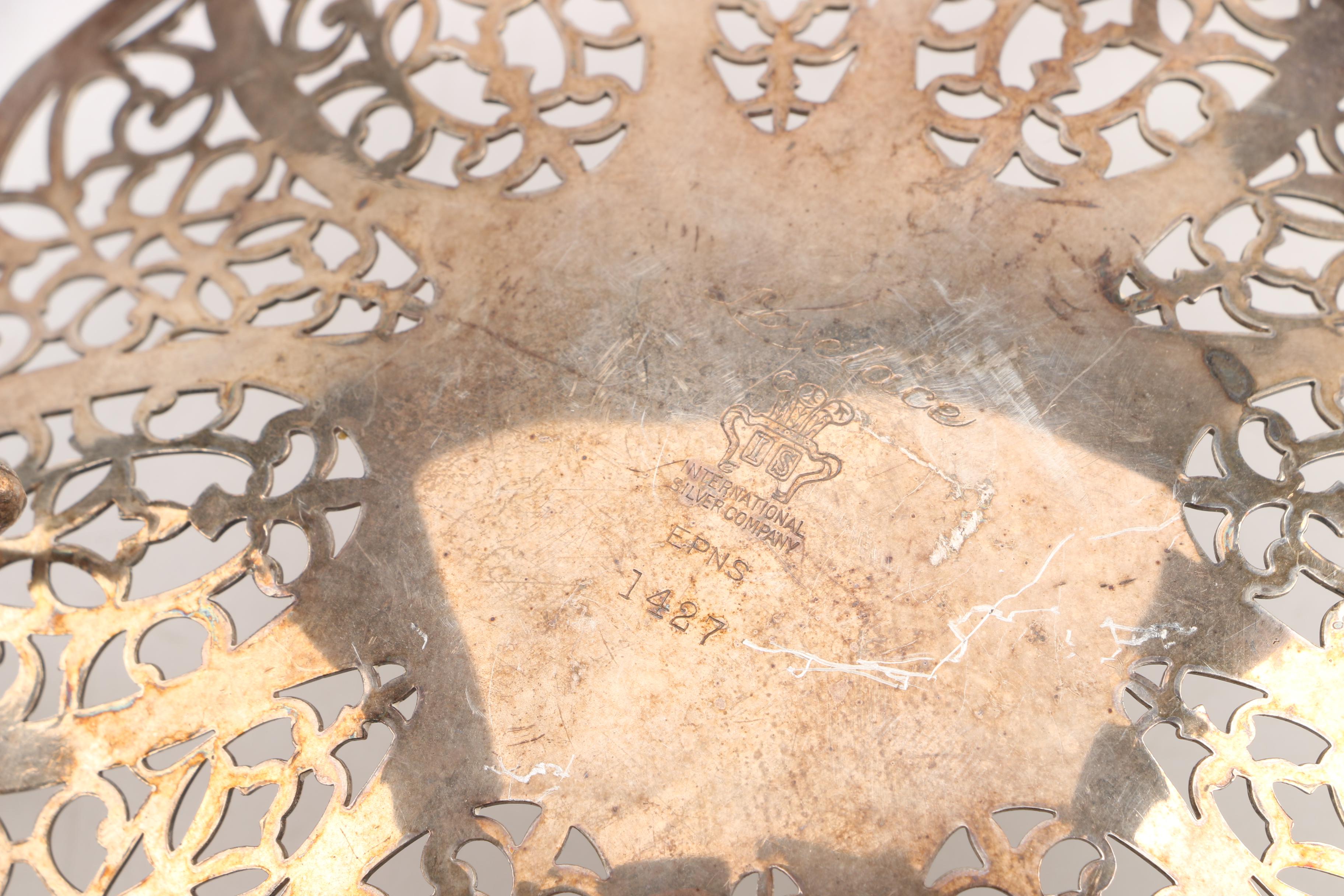 Collection of Circa 1940s Silver Plate and Brass Office Décor