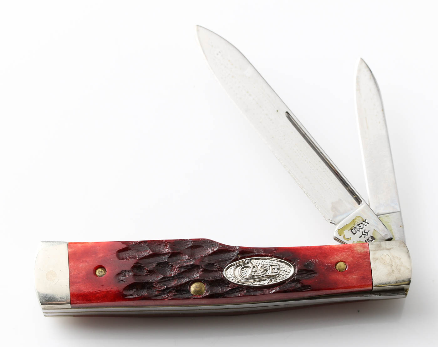 1987 Case XX Model R6215 SSP Gunstock Two Blade Pocket Knife