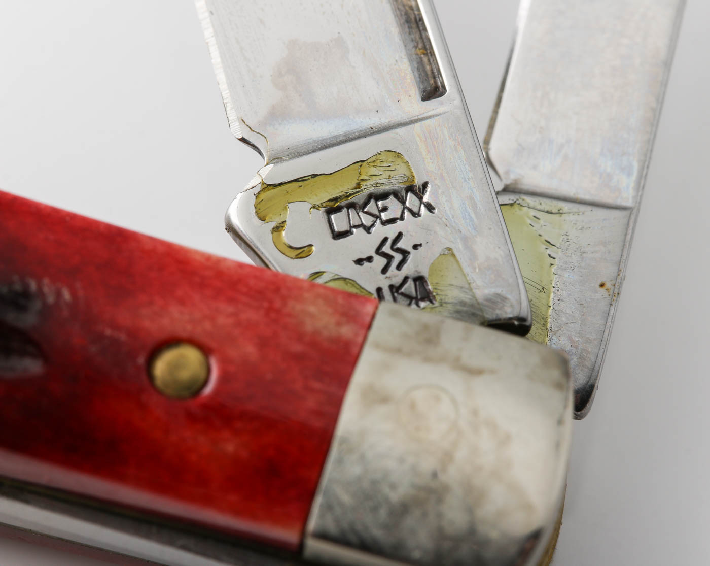 1987 Case XX Model R6215 SSP Gunstock Two Blade Pocket Knife