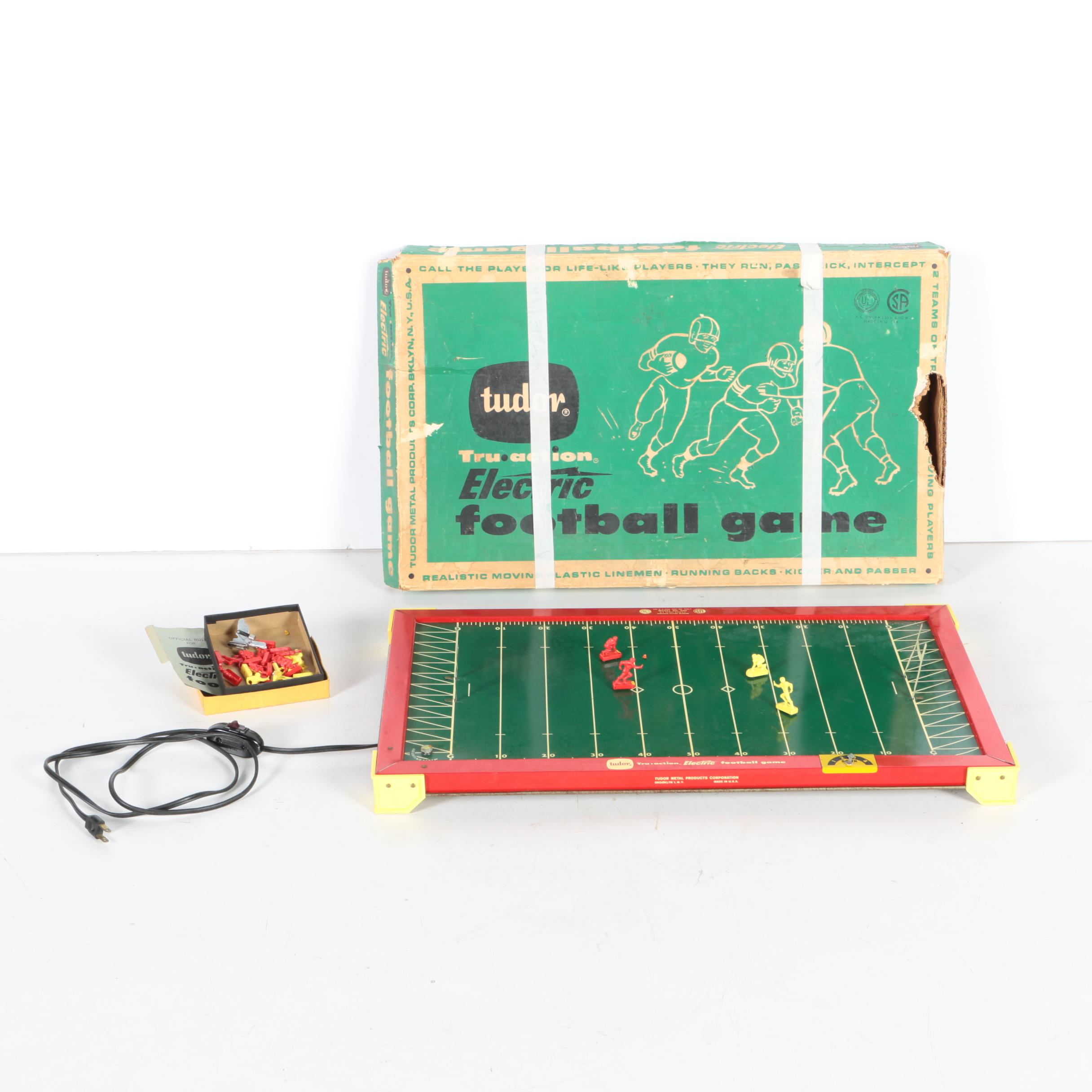 1950s-Era Tudor Tru-Action Electric Football Game