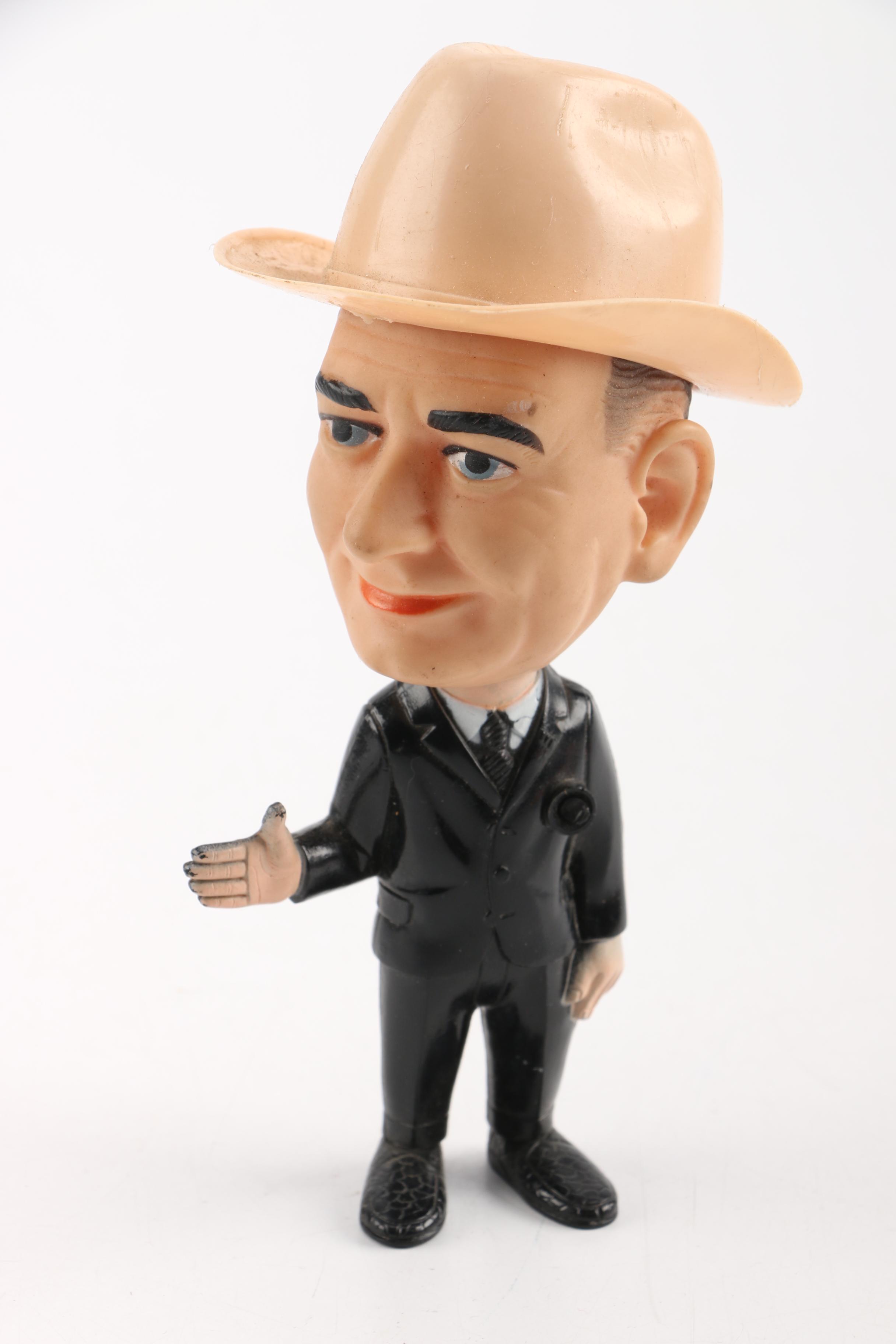 Lyndon B. Johnson Presidential Memorabilia with Anti-LBJ Satirical