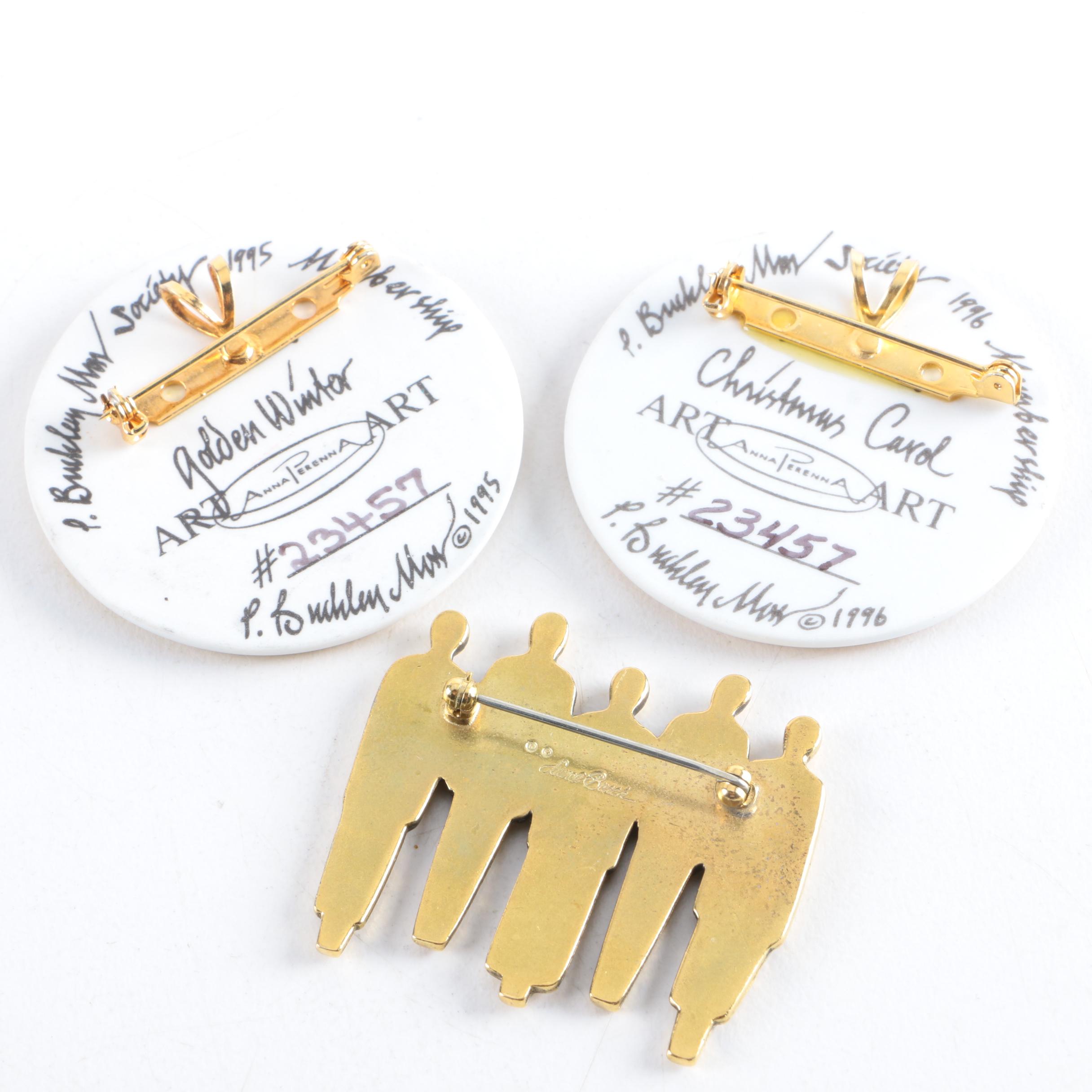 Assorted Costume Jewelry Including Undee, Laurel Burch and Buckley