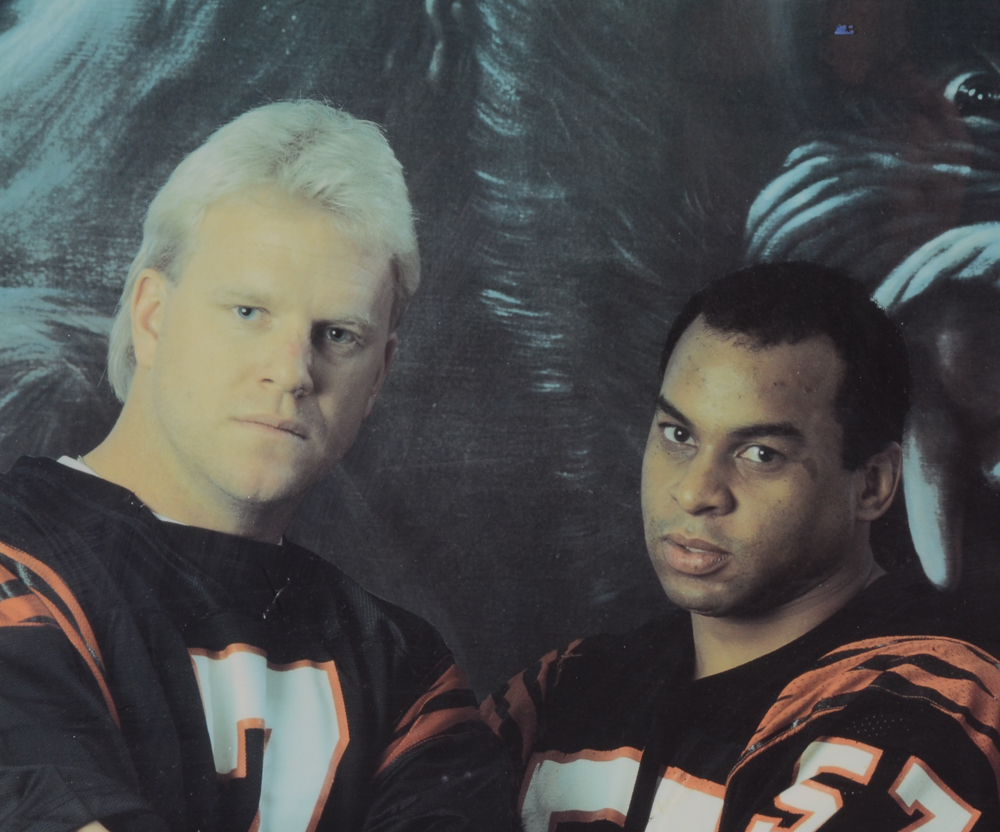 Anthony Munoz Signed Vintage Bengals Poster