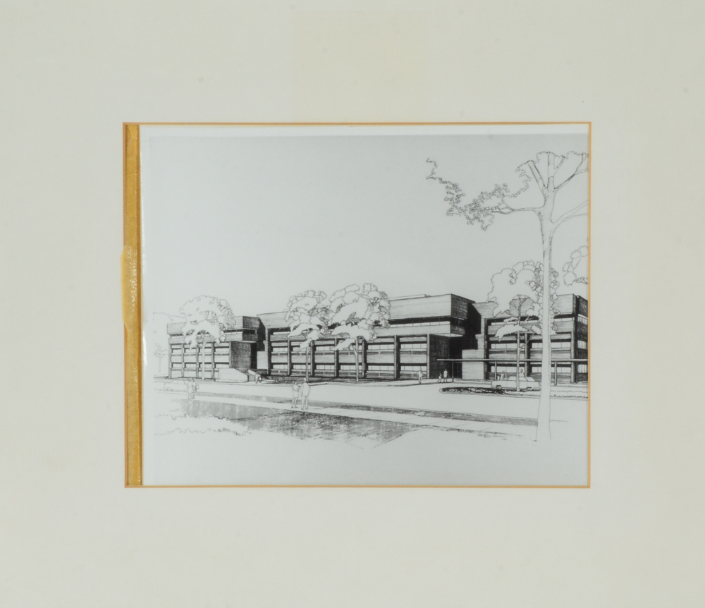 Reproduction Print of an Architectural Rendering