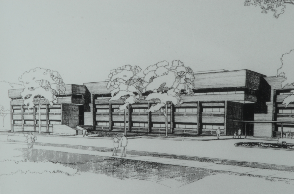 Reproduction Print of an Architectural Rendering