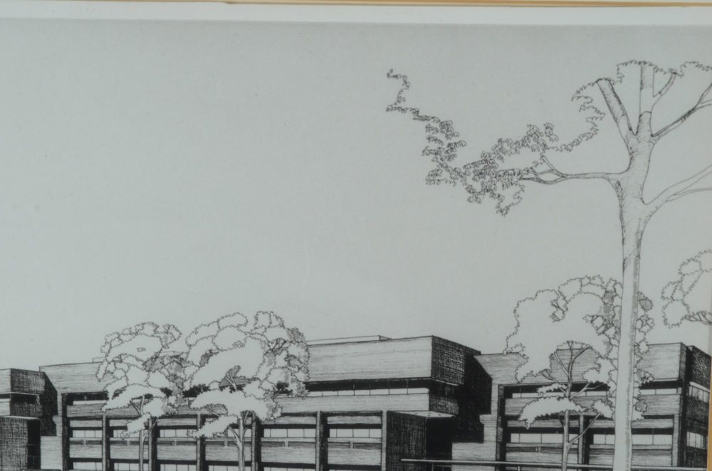 Reproduction Print of an Architectural Rendering