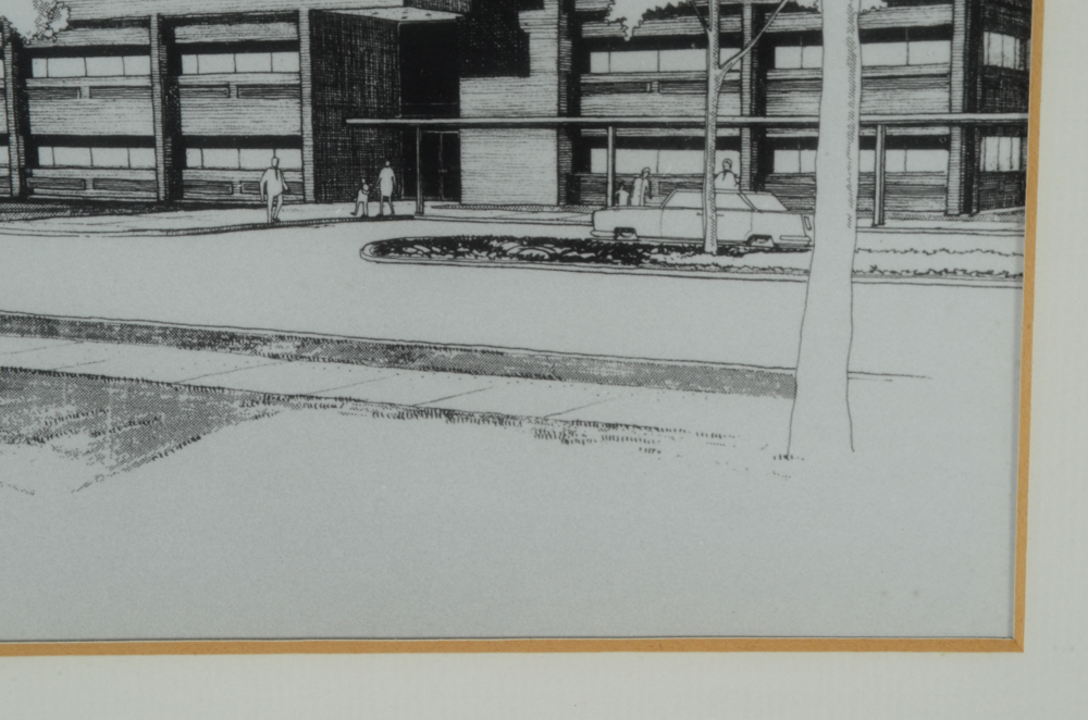 Reproduction Print of an Architectural Rendering