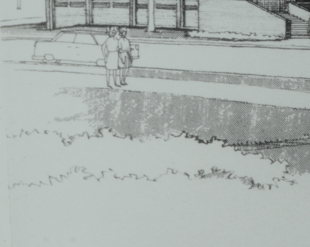 Reproduction Print of an Architectural Rendering