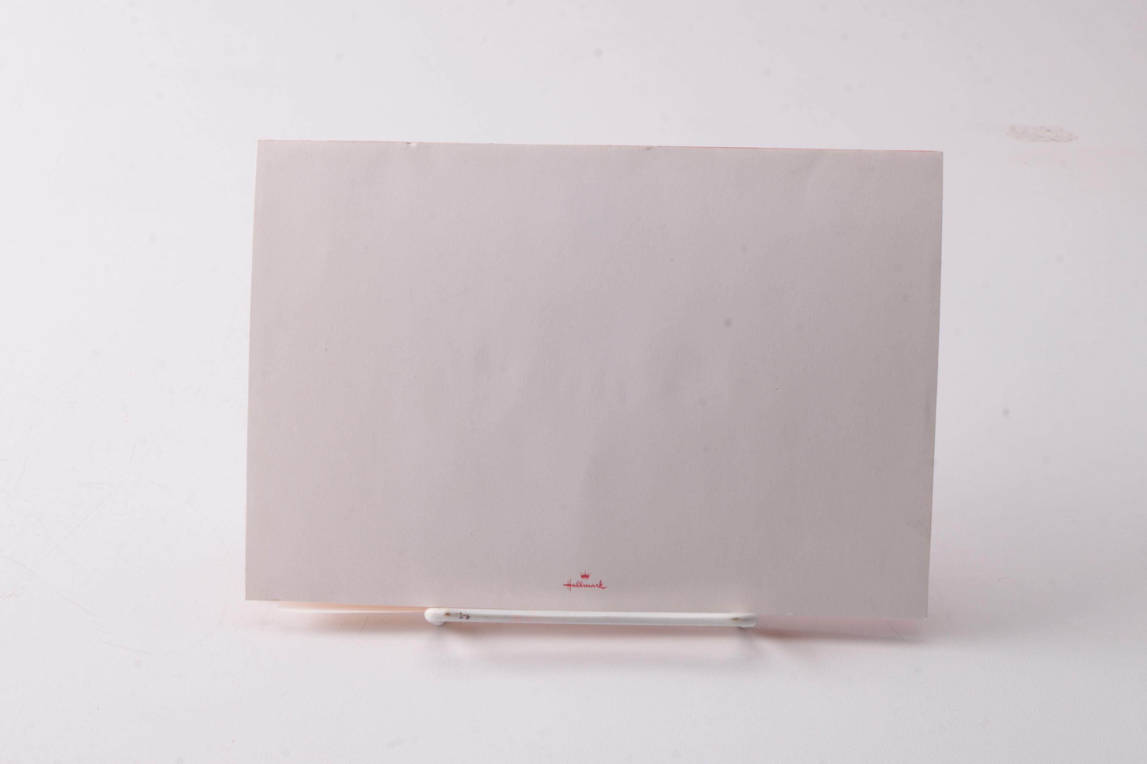 Richard and Pat Nixon Official White House Christmas Card