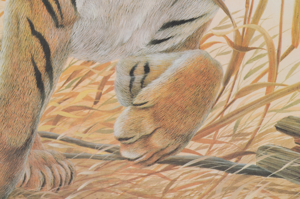 John Ruthven Limited Edition Offset Lithograph "Bengal Tiger"