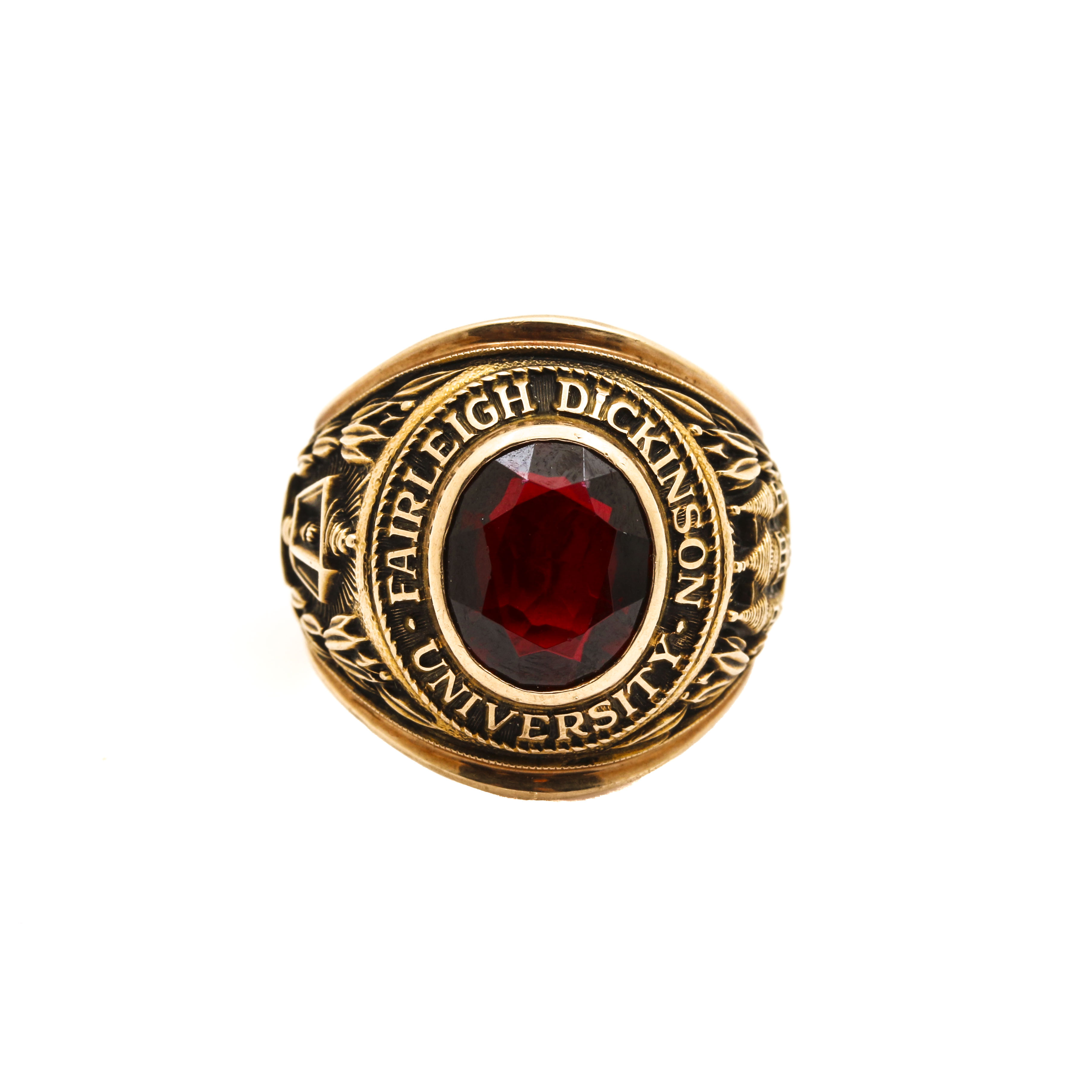 10K Yellow Gold Ruby Class Ring