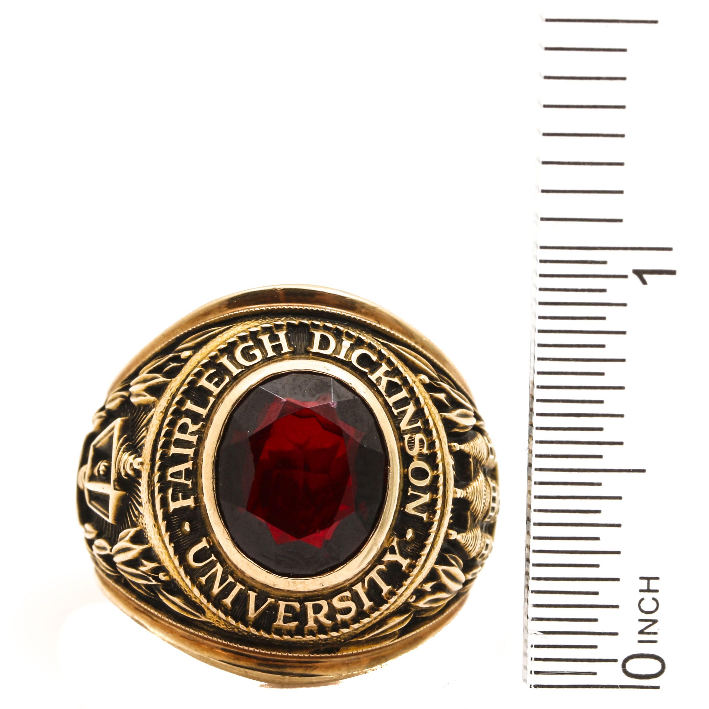 10K Yellow Gold Ruby Class Ring