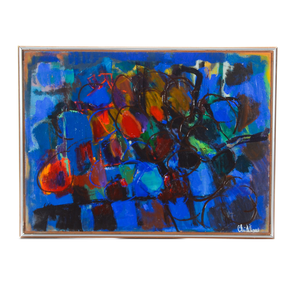 Paul Chidlaw Original Oil Painting on Board "Awakwening"