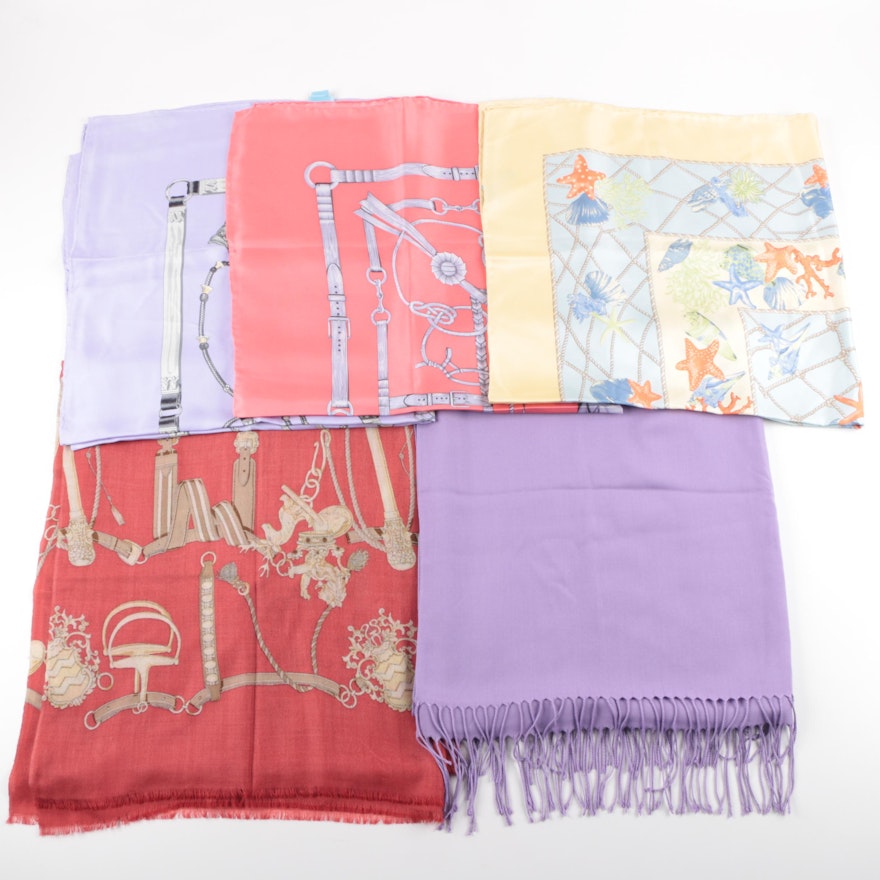 J.Mclaughlin Silk and Wool Scarves