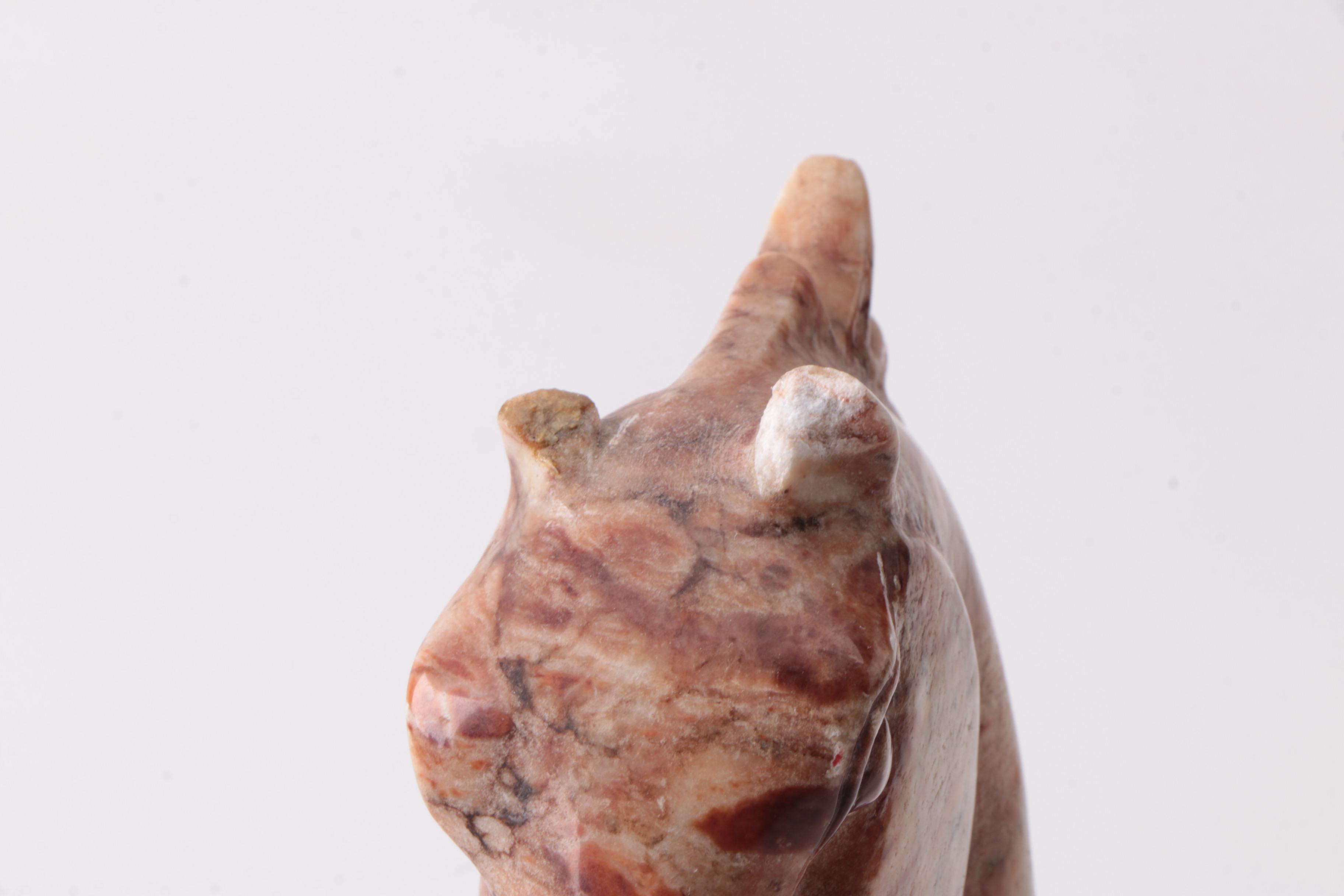 Soapstone Horse Head Bookends