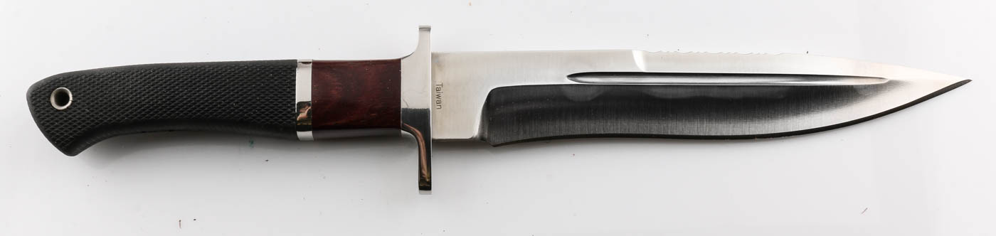 Junglee Hattori Fighter Knife with Leather Sheath