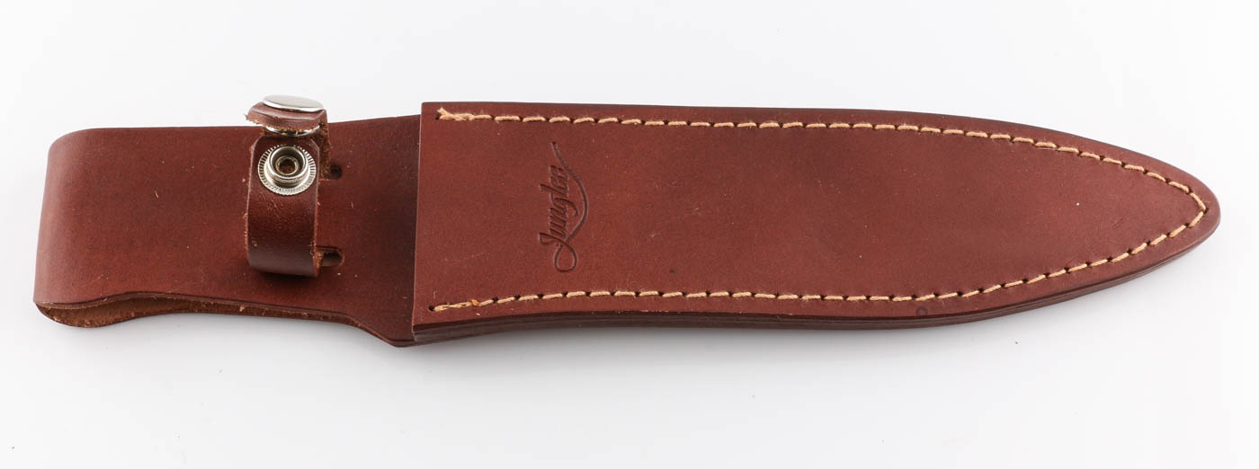 Junglee Hattori Fighter Knife with Leather Sheath