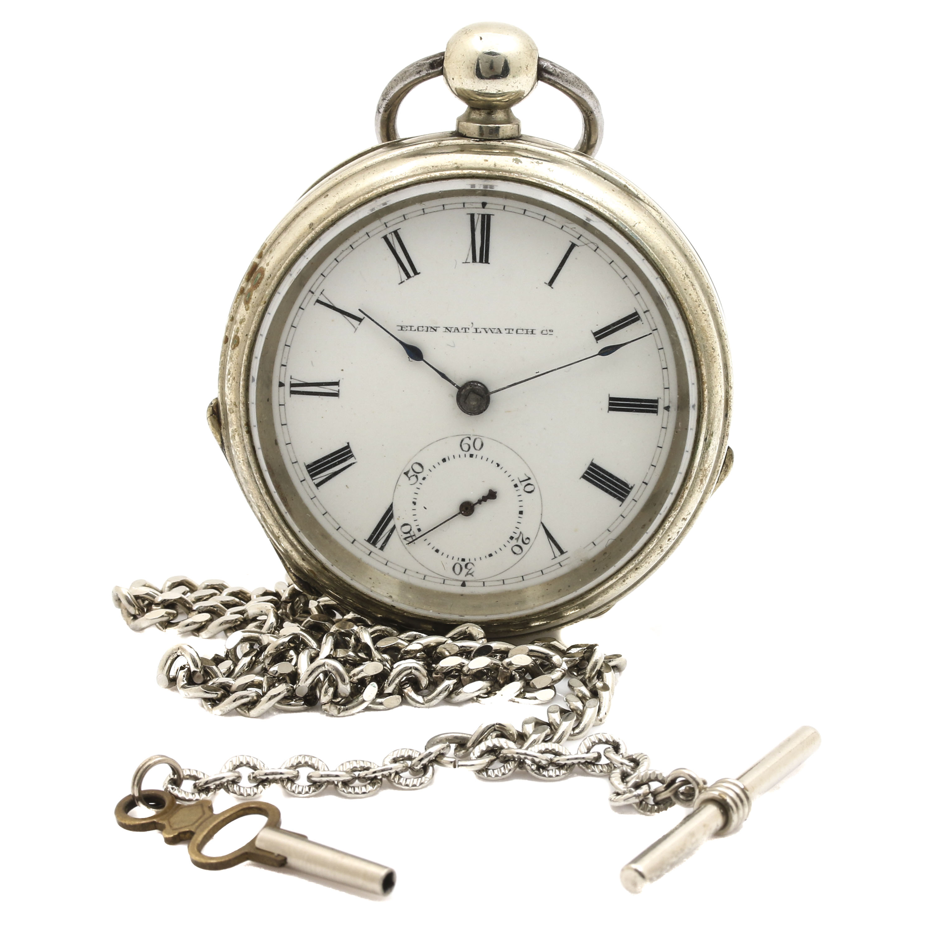 Antique Elgin Open Face Pocket Watch