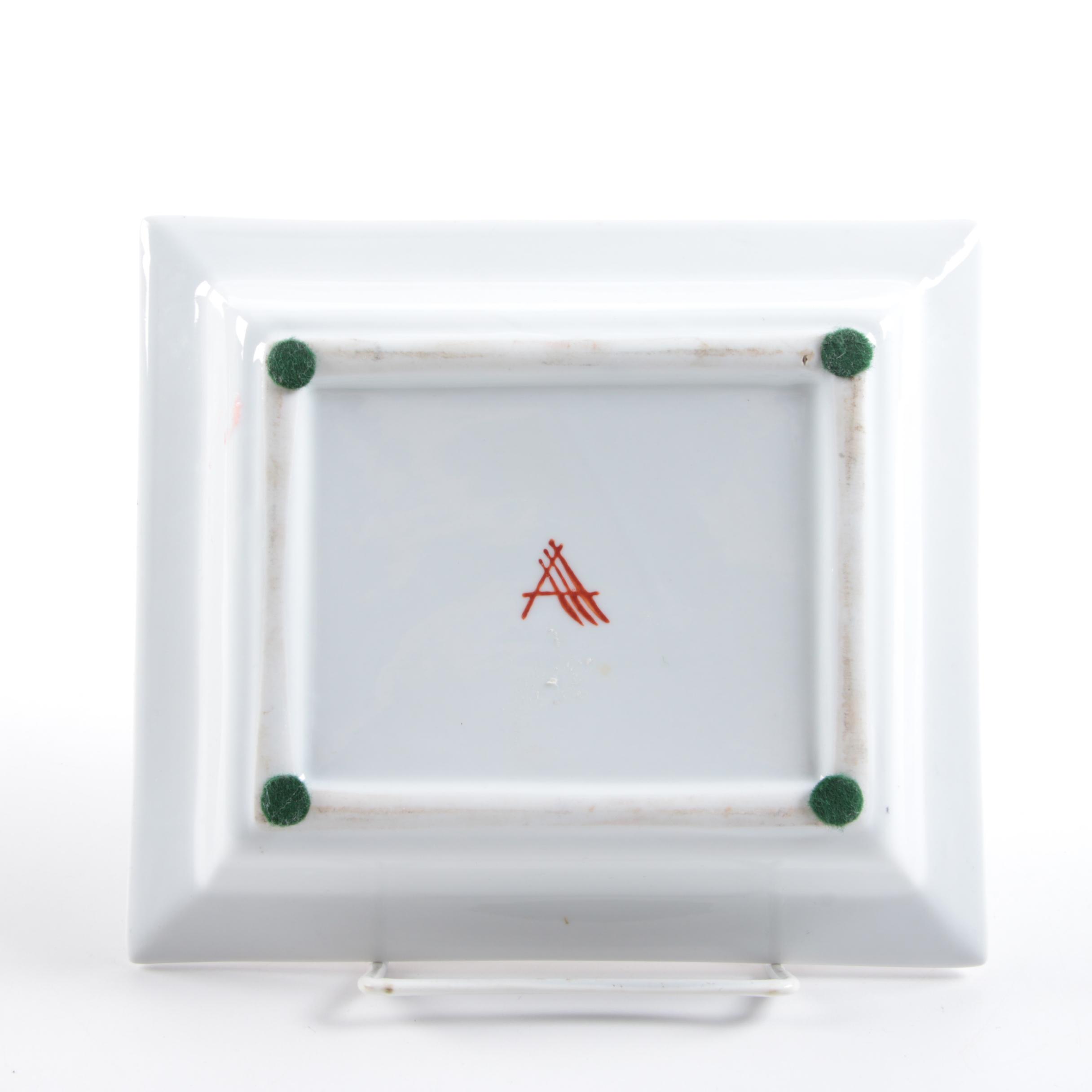 Asiatides Porcelain Trinket Dish
