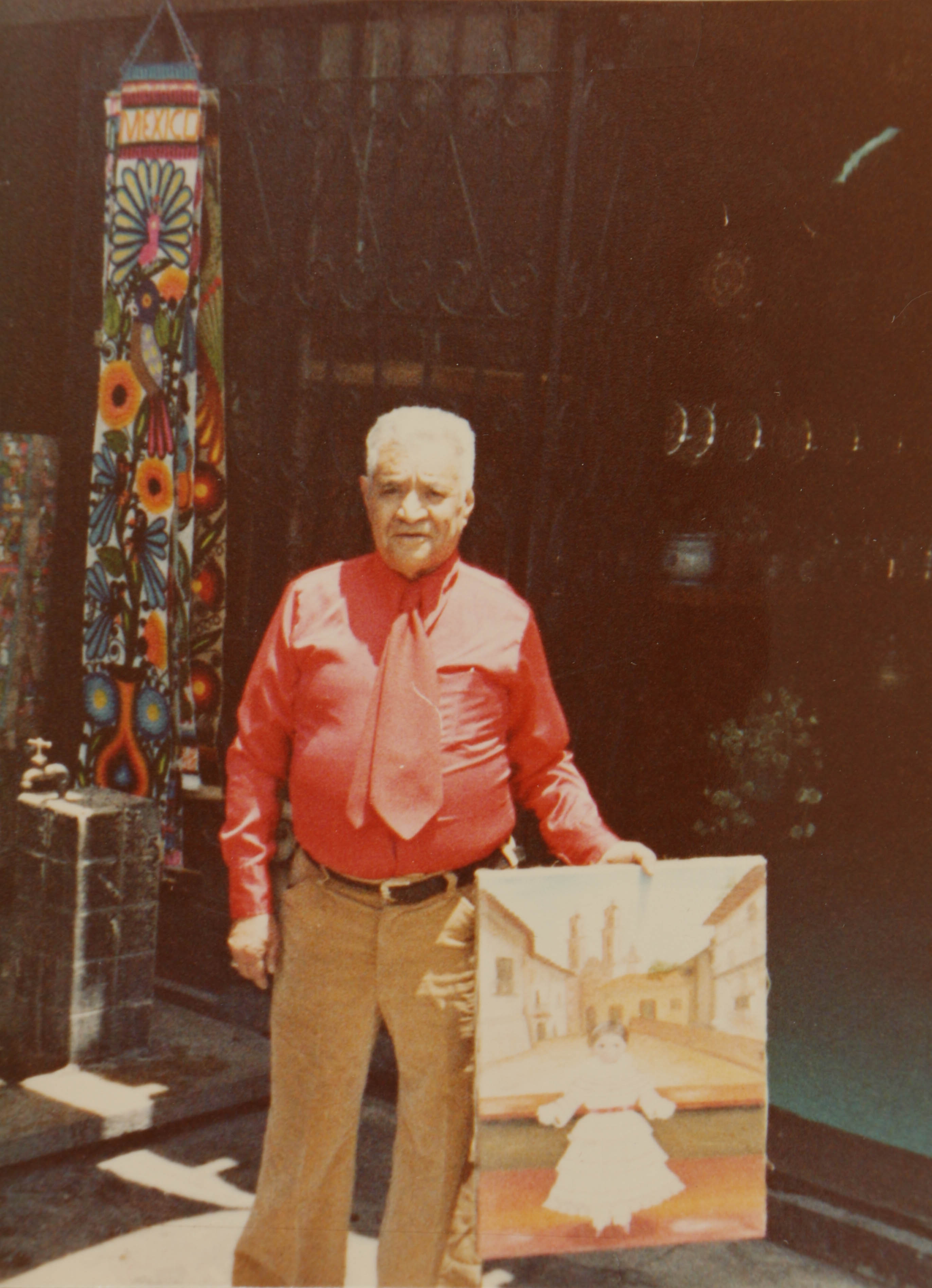 Agapito Labios Oil Painting on Canvas Girl in a Dress