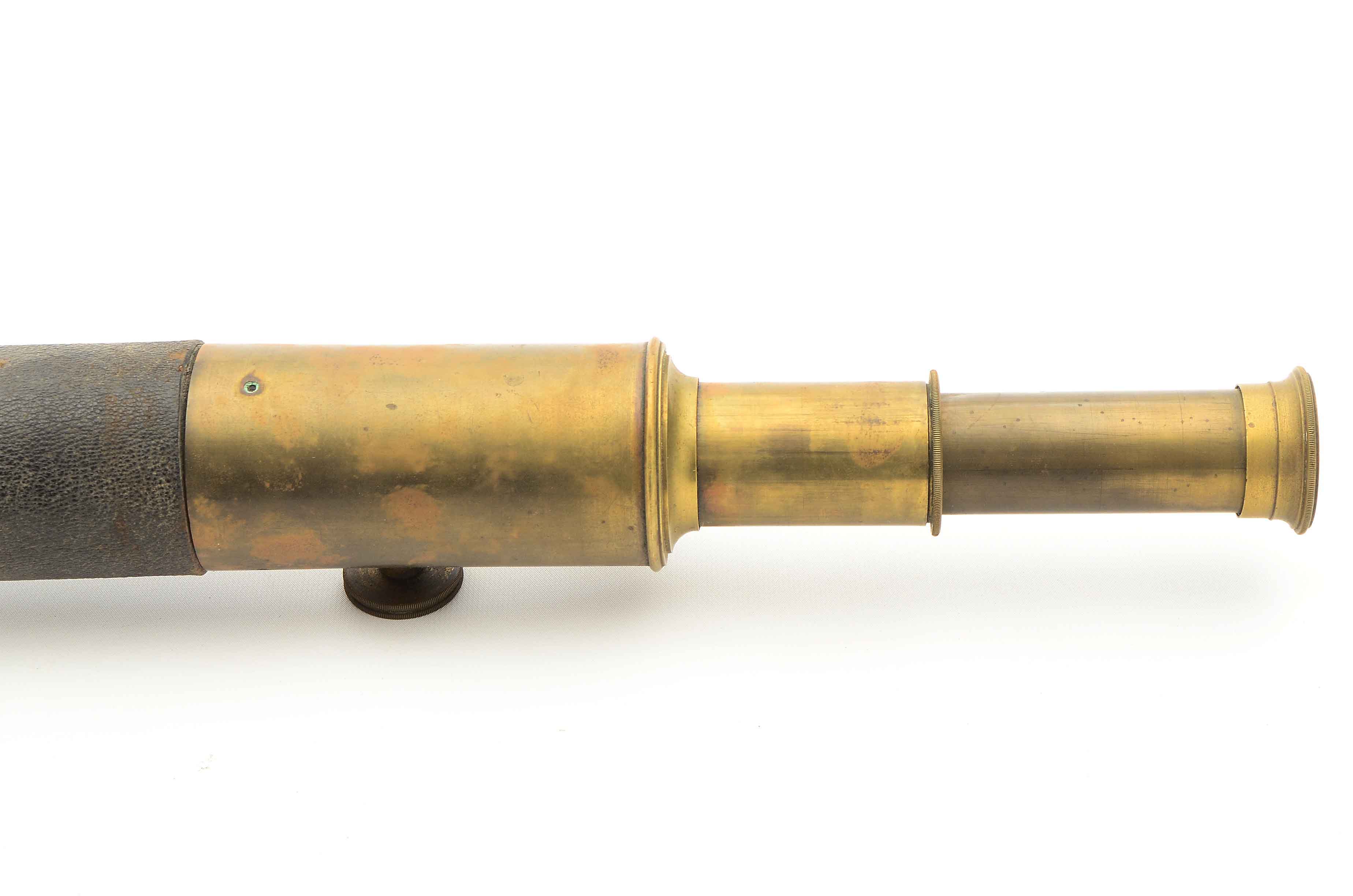 19th Century Benjamin Pike's Son & Co Telescope with Case