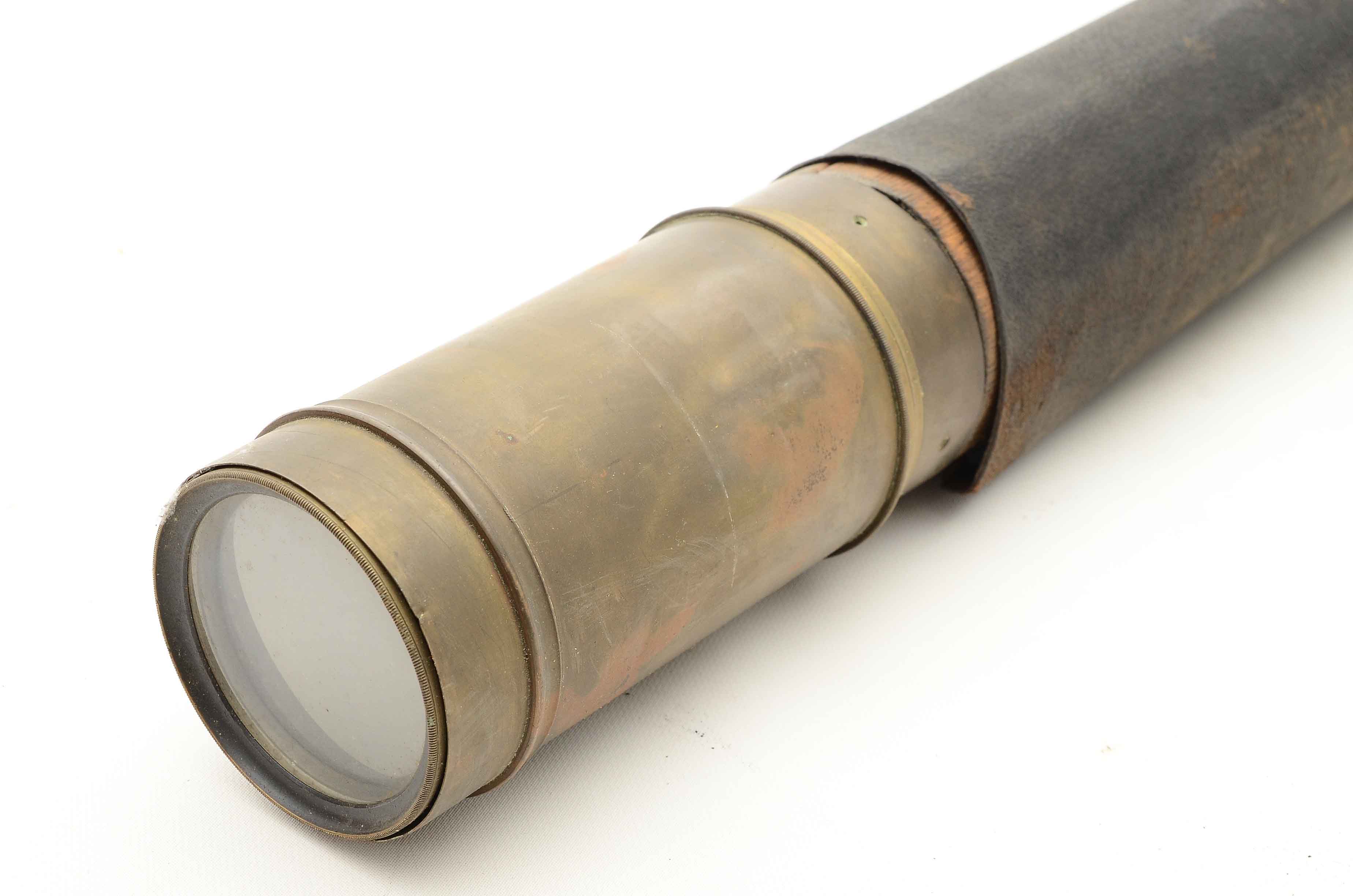 19th Century Benjamin Pike's Son & Co Telescope with Case