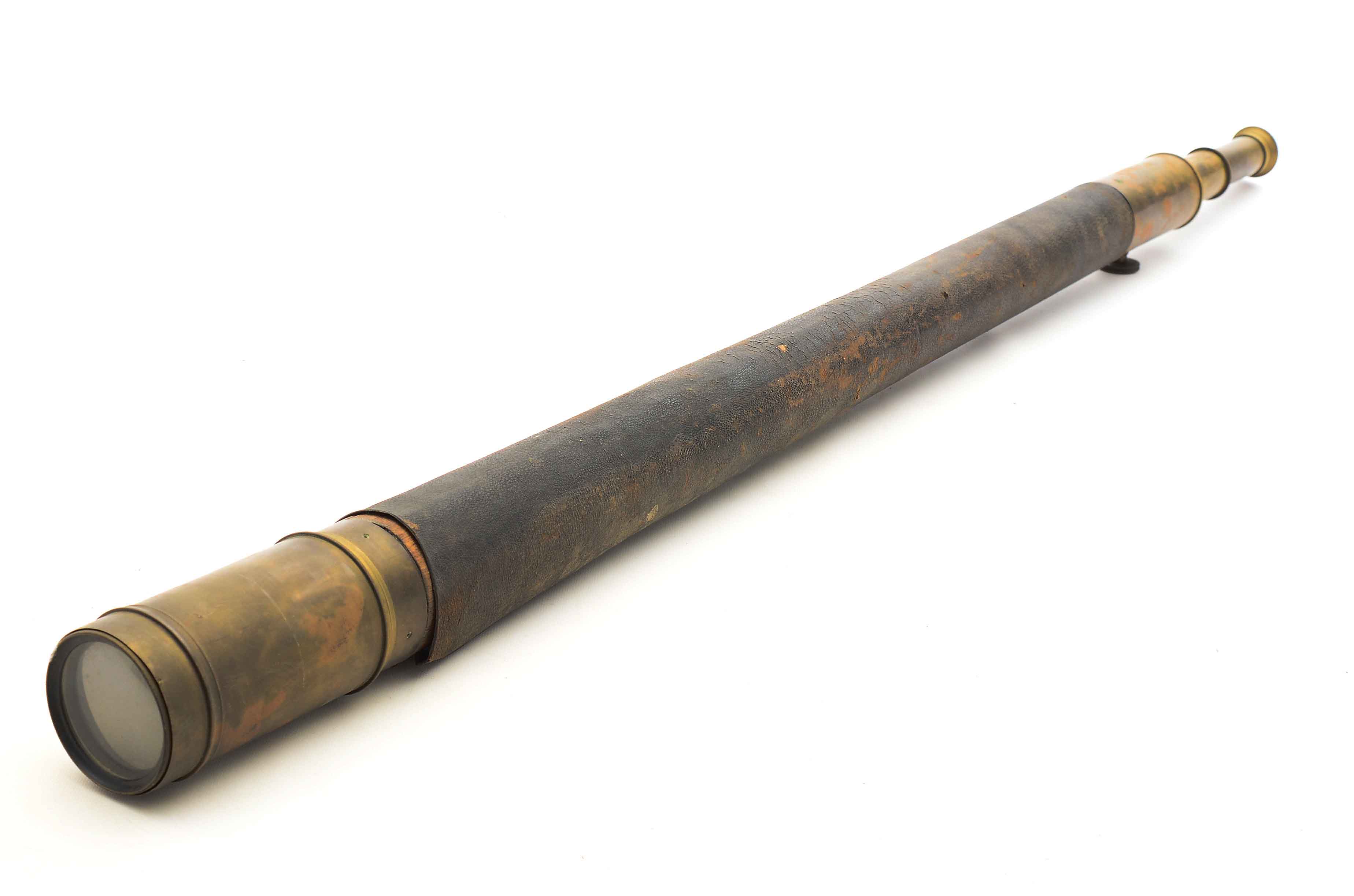 19th Century Benjamin Pike's Son & Co Telescope with Case