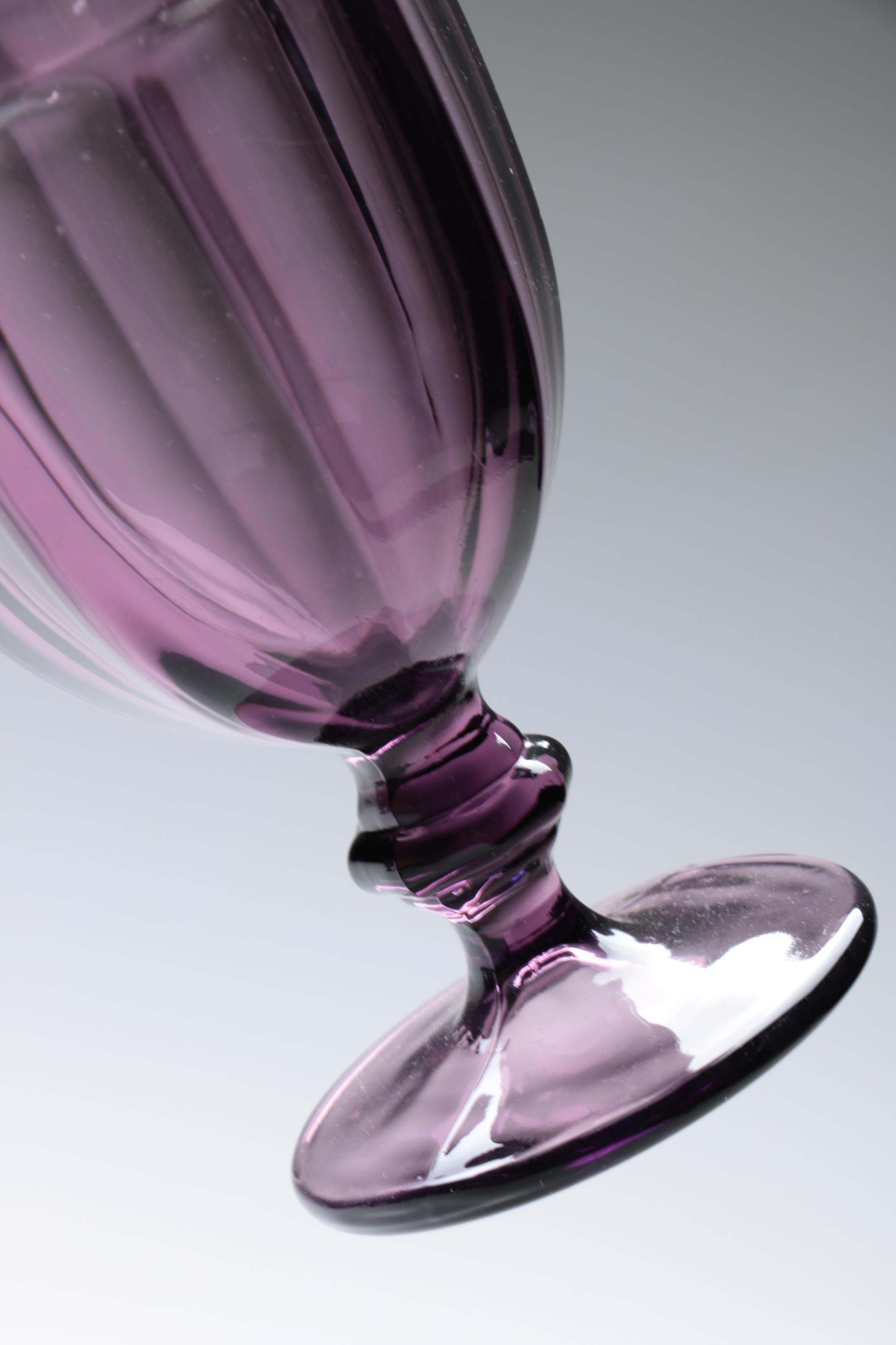 Libbey "Gibraltar Plum" Iced Tea Glasses