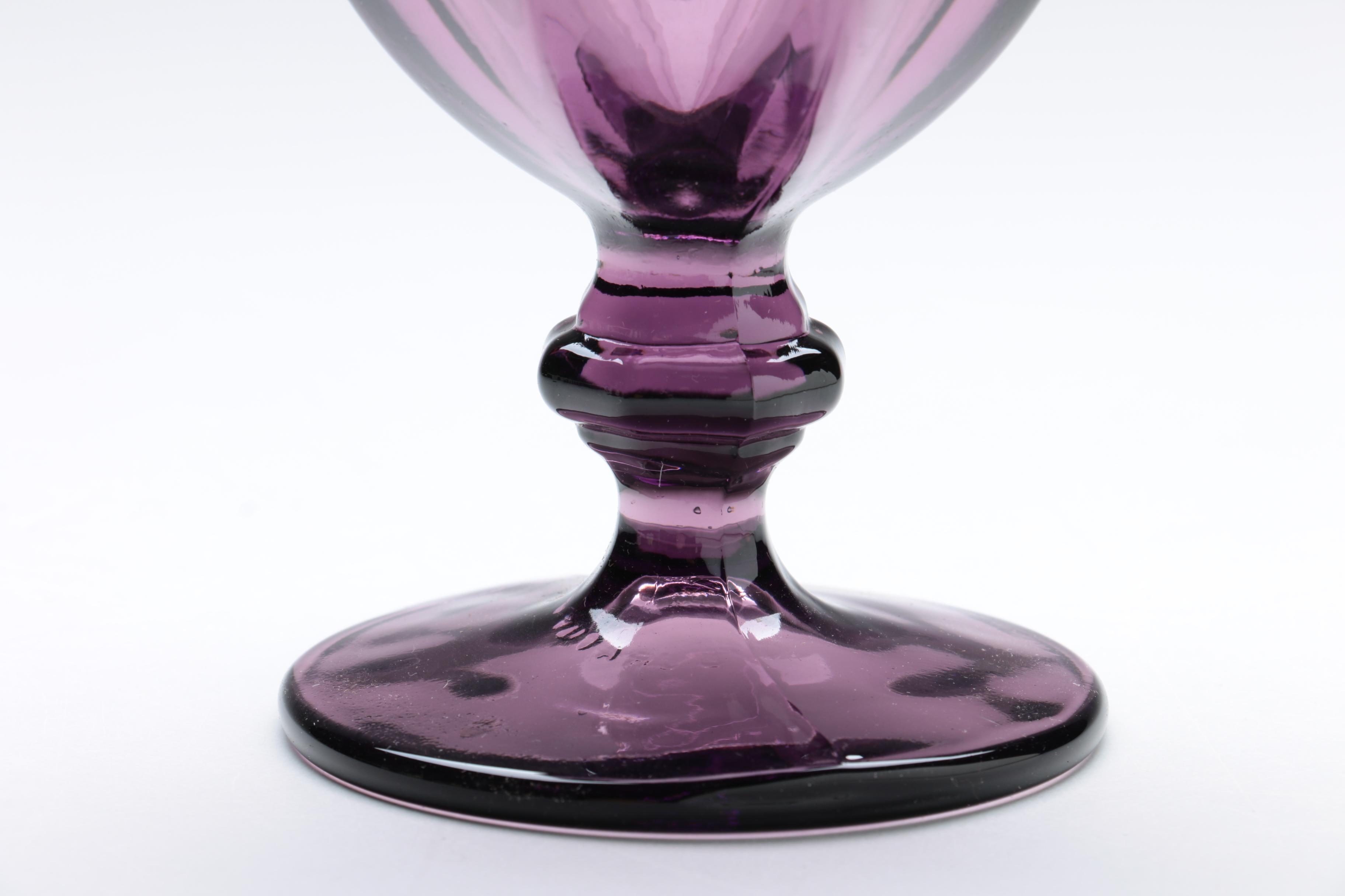 Libbey "Gibraltar Plum" Iced Tea Glasses