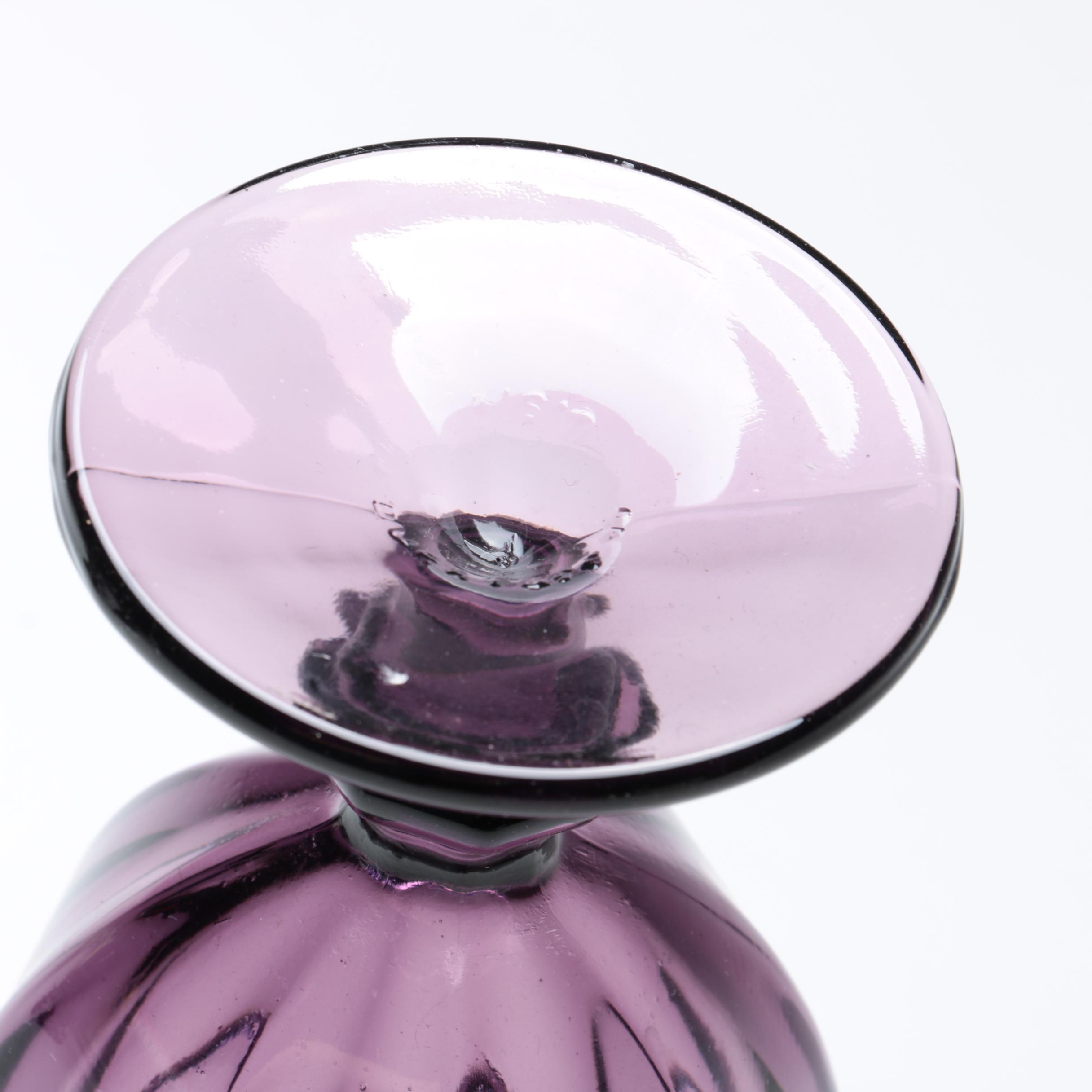 Libbey "Gibraltar Plum" Iced Tea Glasses